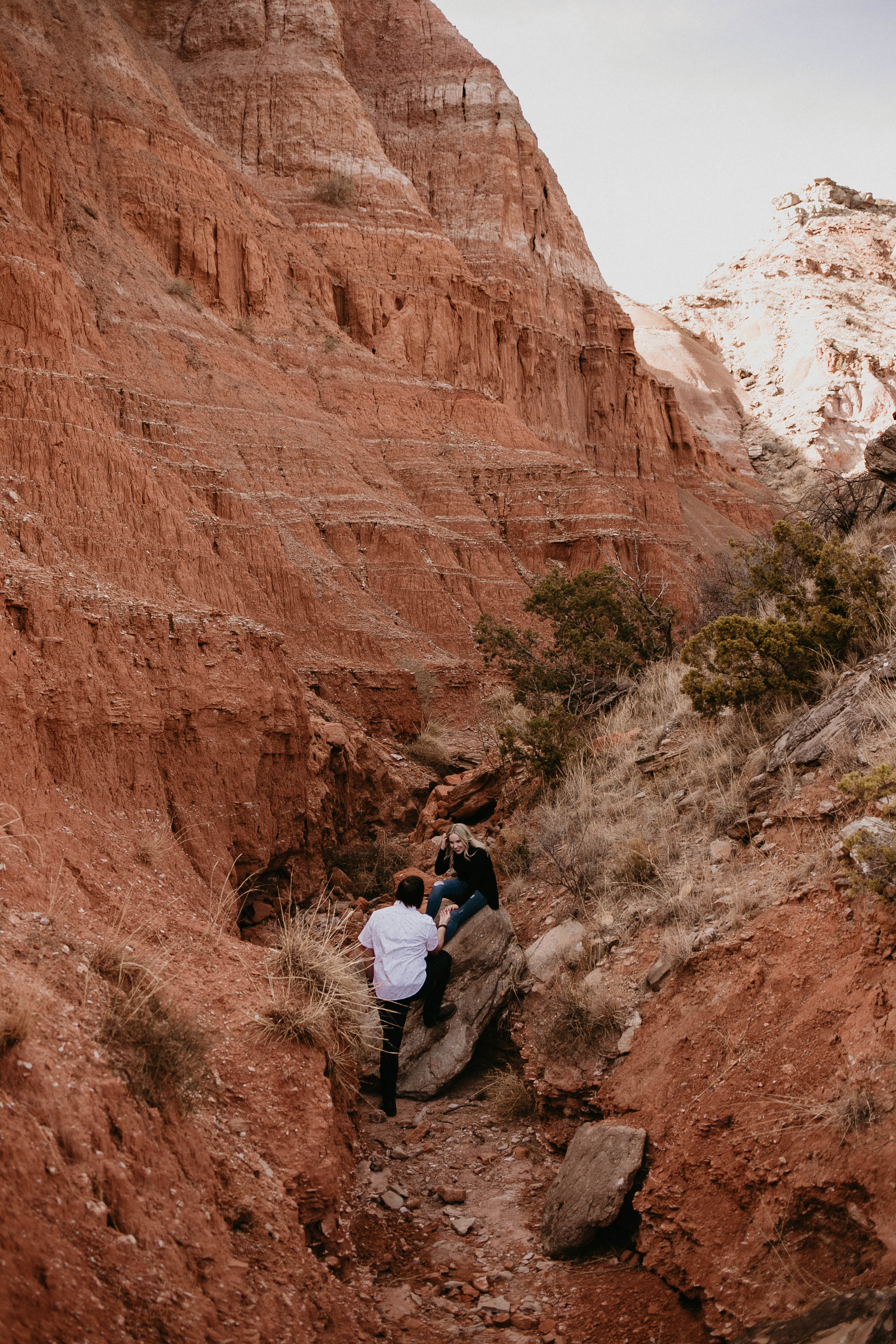 Kailee Ann Photography | Best Wedding Photographer in Lubbock | Adventurous Palo Duro Canyon Engagement Photos