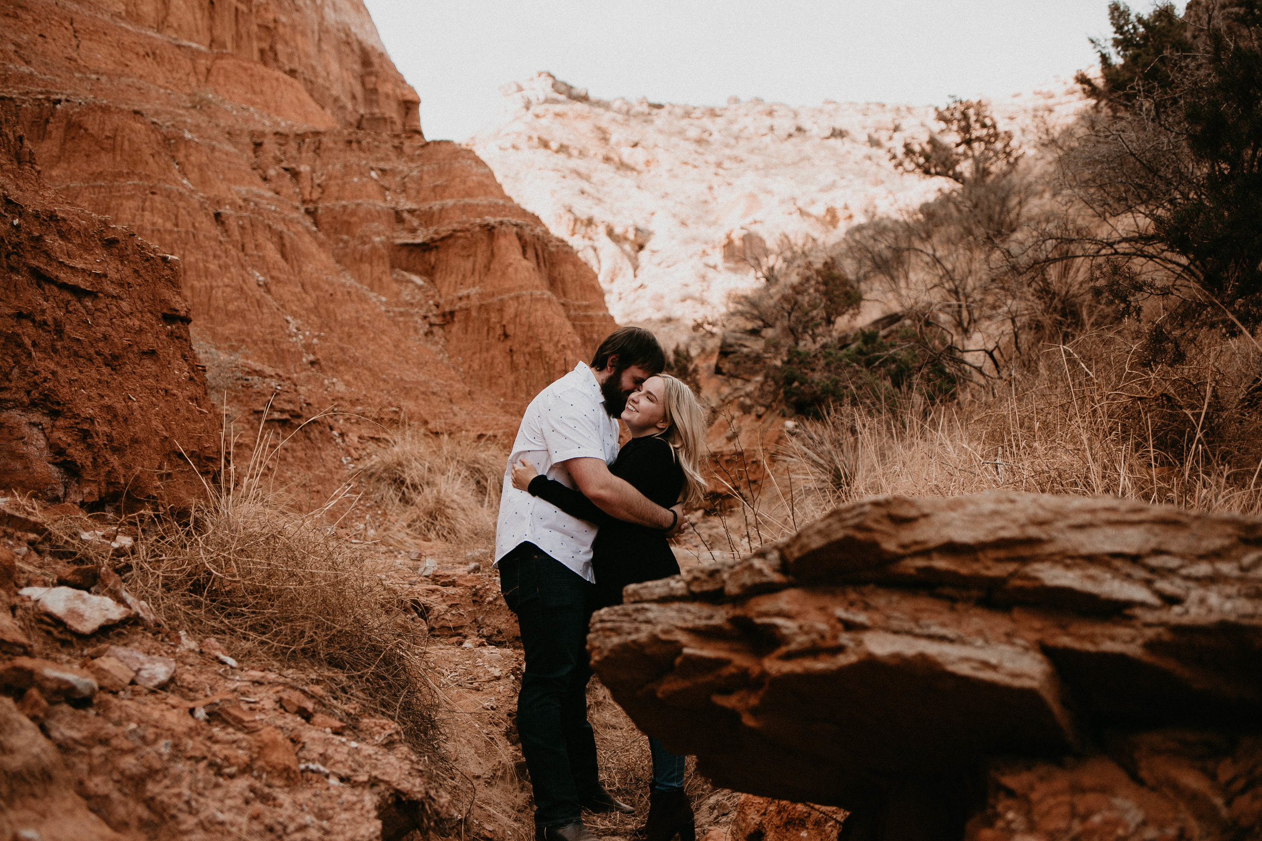 Kailee Ann Photography | Best Wedding Photographer in Lubbock | Adventurous Palo Duro Canyon Engagement Photos