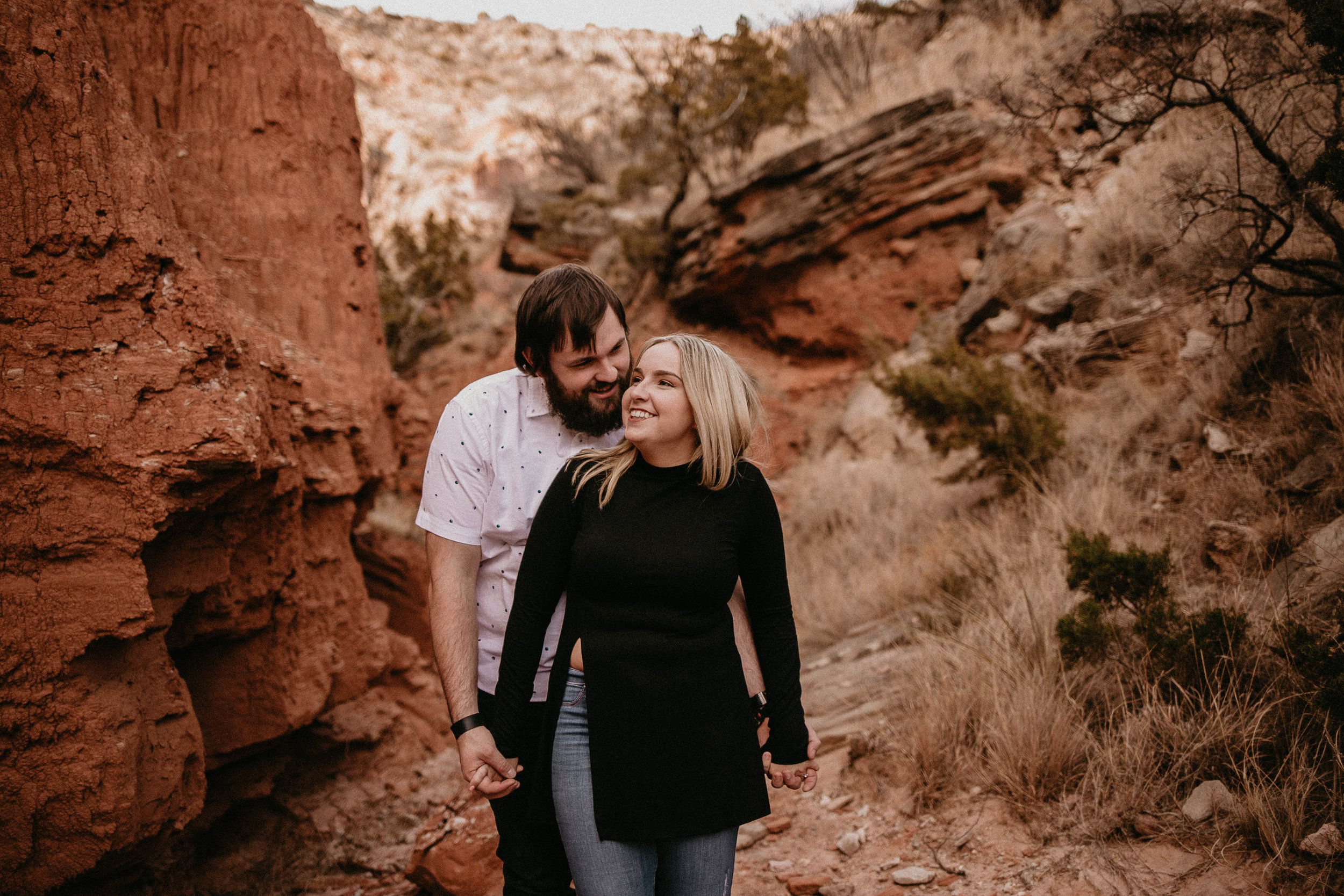 Kailee Ann Photography | Best Wedding Photographer in Lubbock | Adventurous Palo Duro Canyon Engagement Photos