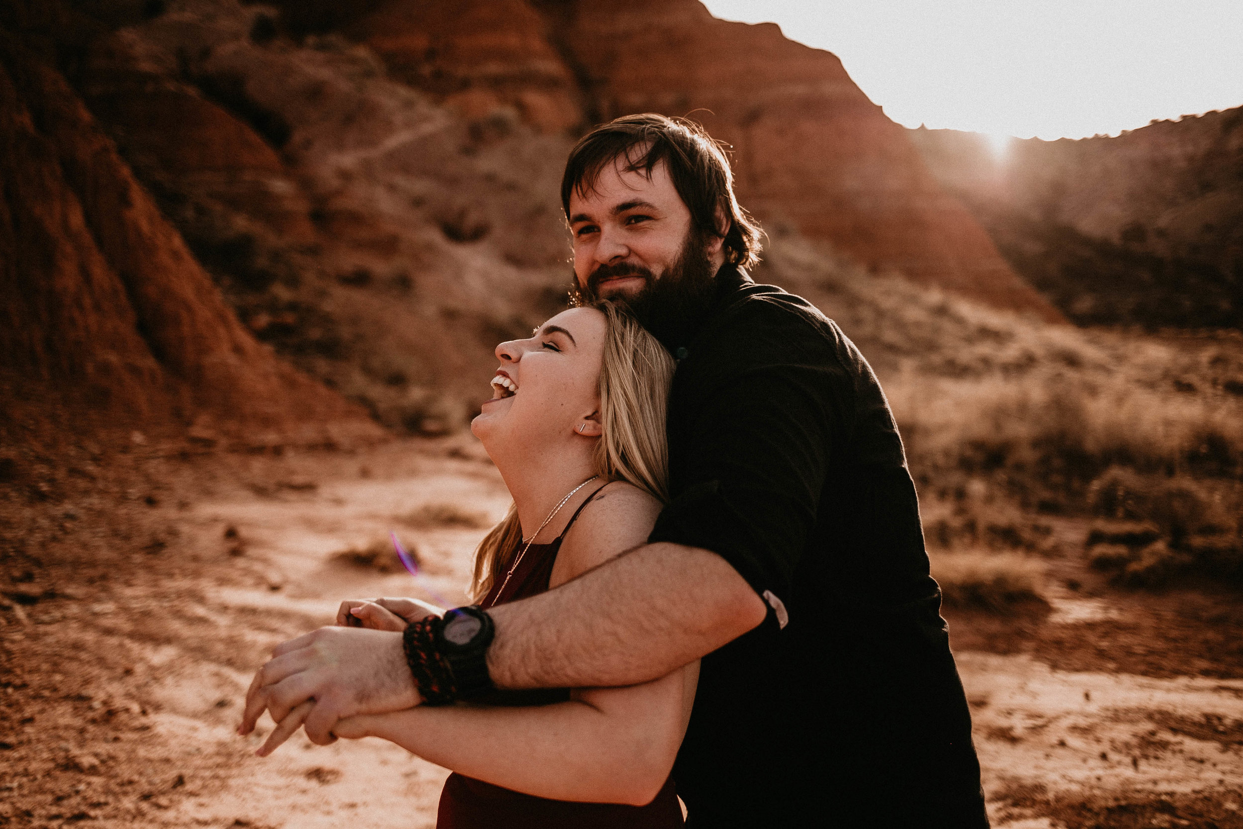 Kailee Ann Photography | Best Wedding Photographer in Lubbock | Adventurous Palo Duro Canyon Engagement Photos