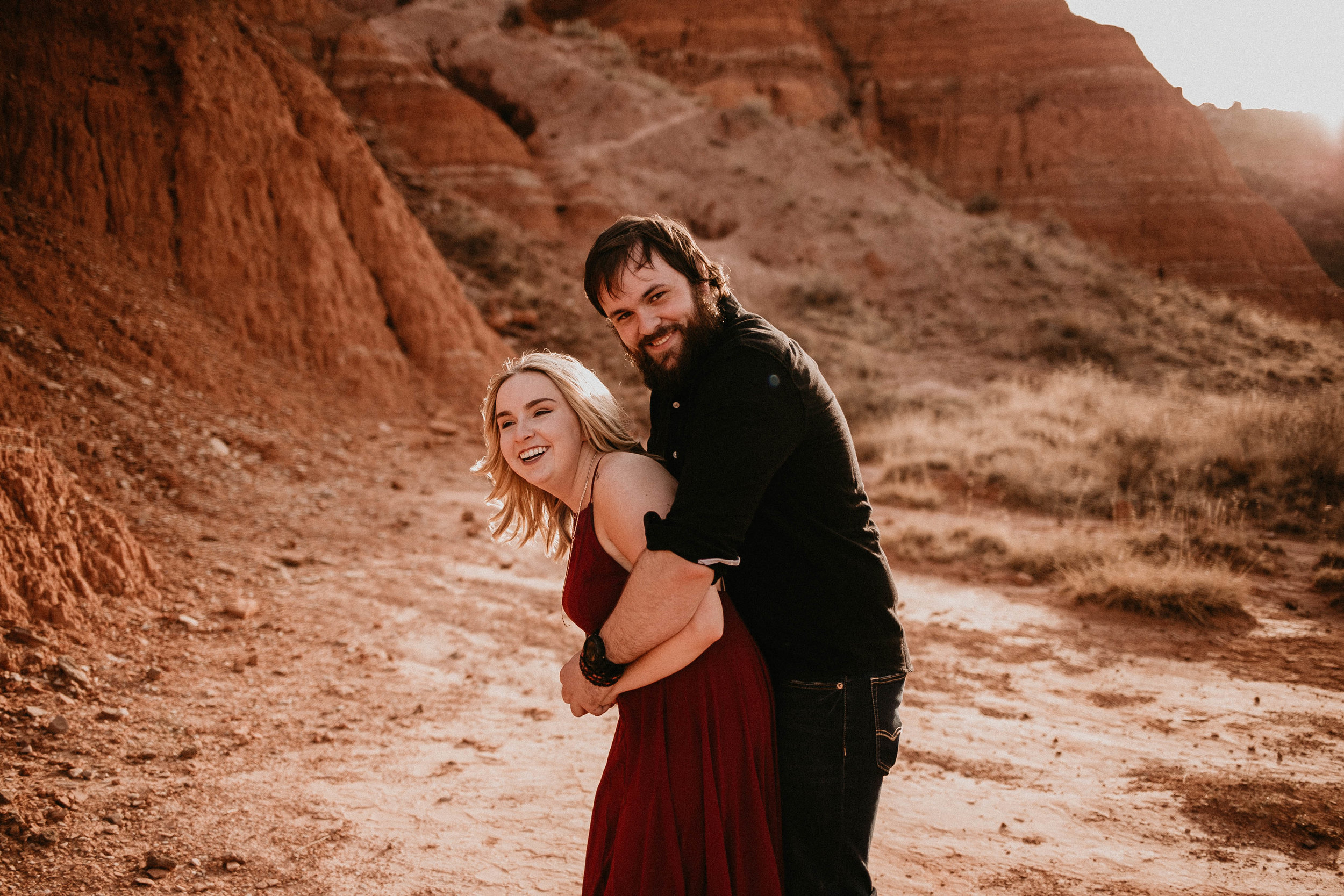 Kailee Ann Photography | Best Wedding Photographer in Lubbock | Adventurous Palo Duro Canyon Engagement Photos