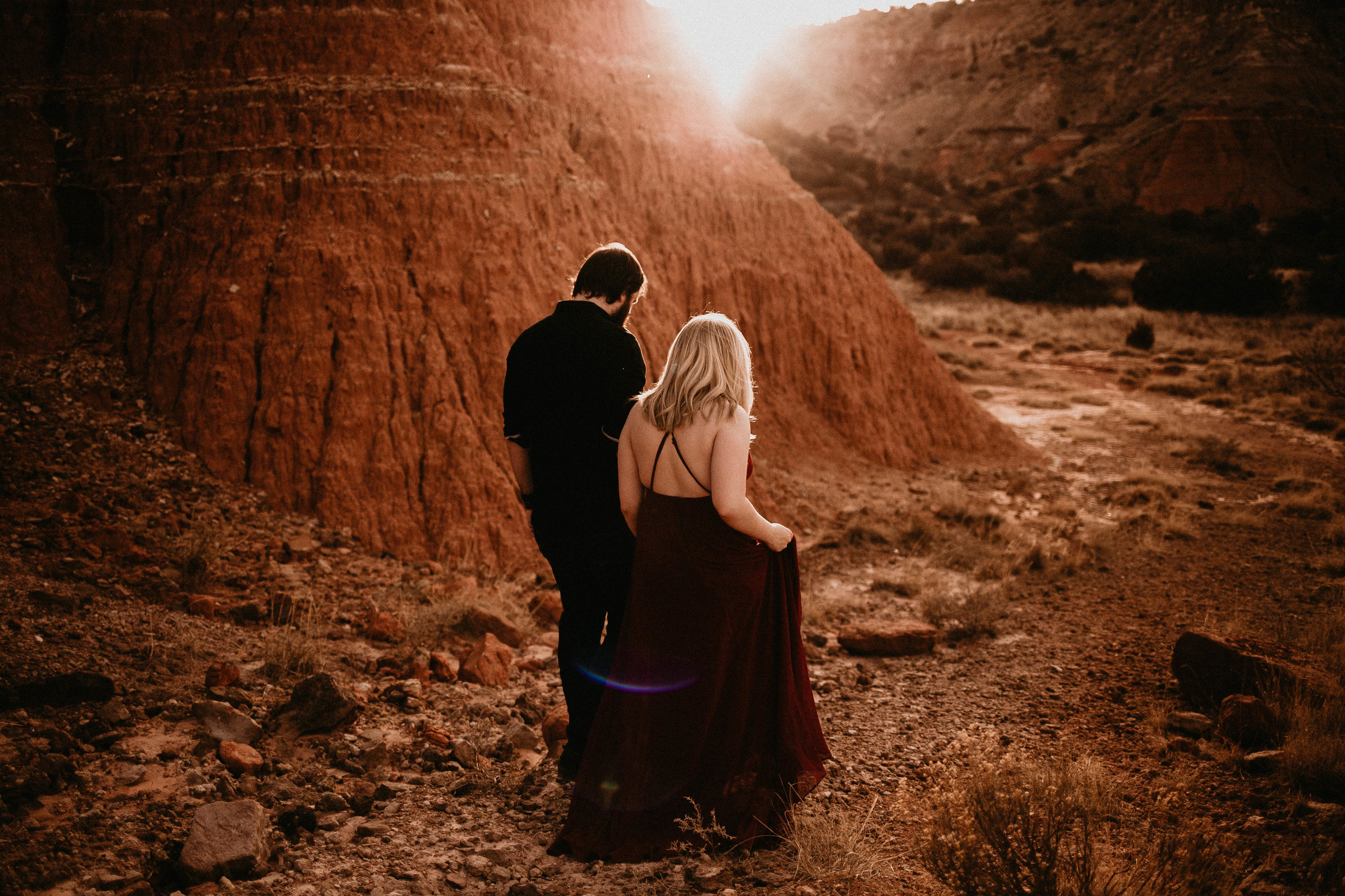 Kailee Ann Photography | Best Wedding Photographer in Lubbock | Adventurous Palo Duro Canyon Engagement Photos