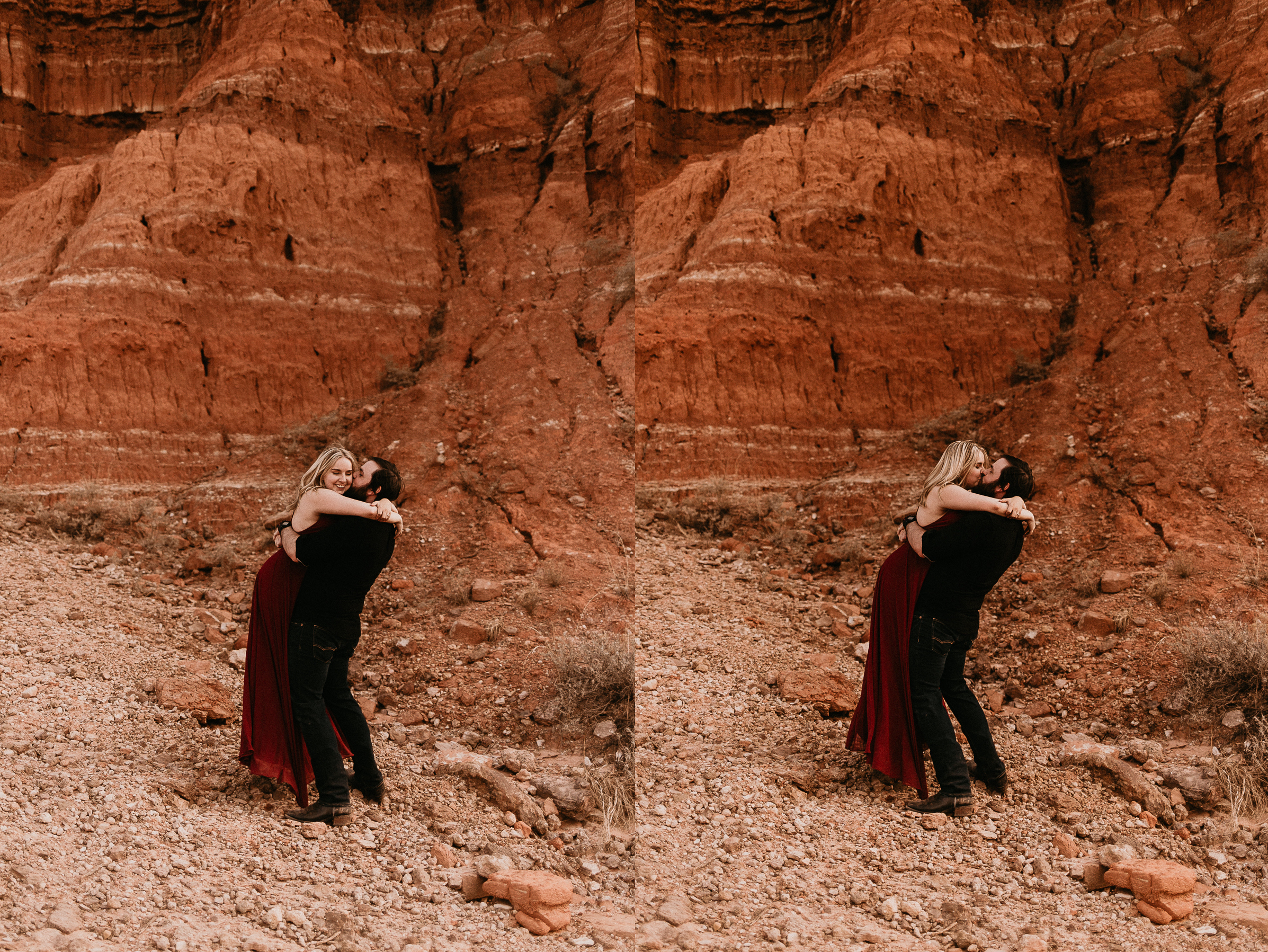 Kailee Ann Photography | Best Wedding Photographer in Lubbock | Adventurous Palo Duro Canyon Engagement Photos