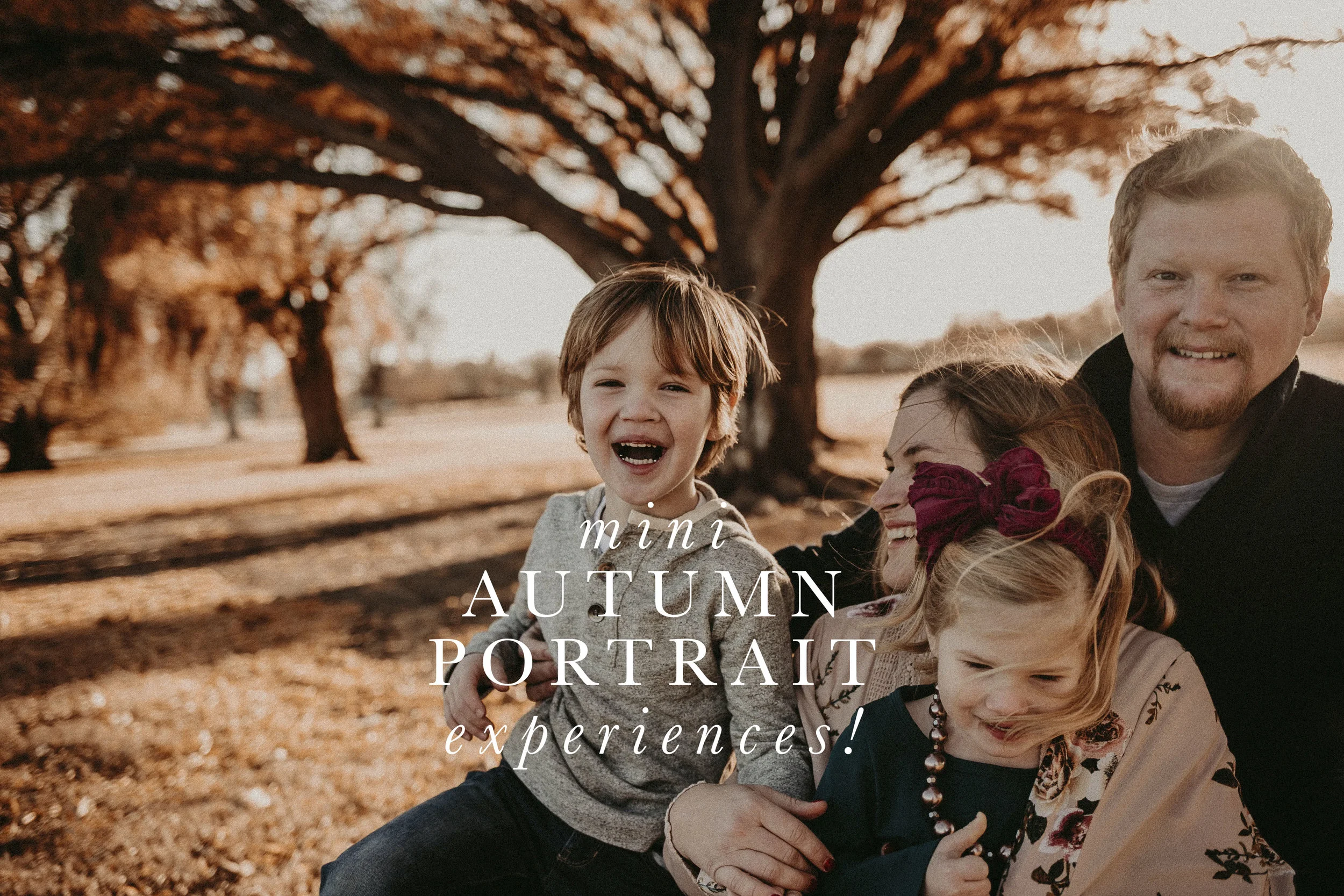 MINI AUTUMN PORTRAIT EXPERIENCE 