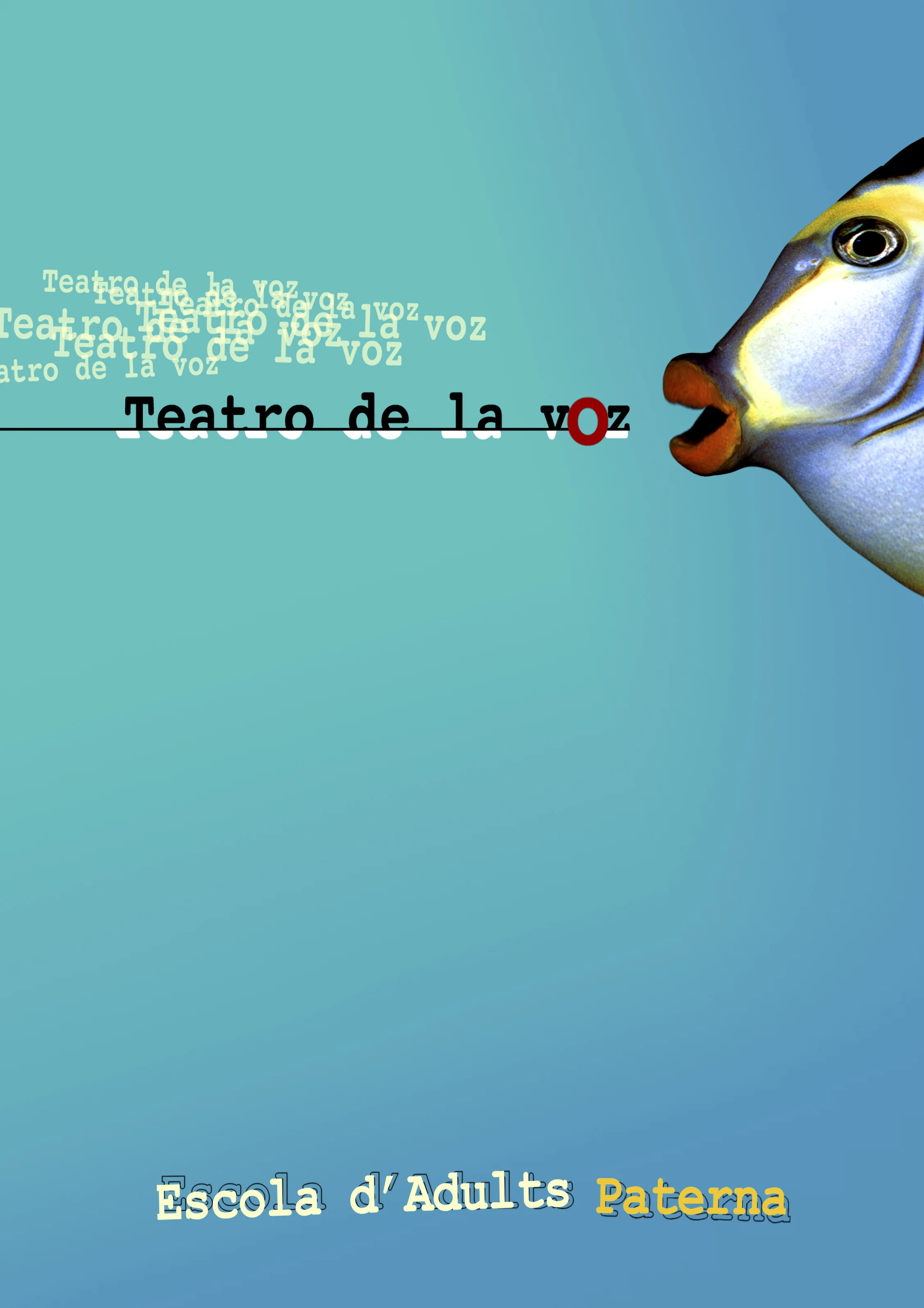 Cartel Taller Teatro de la Voz