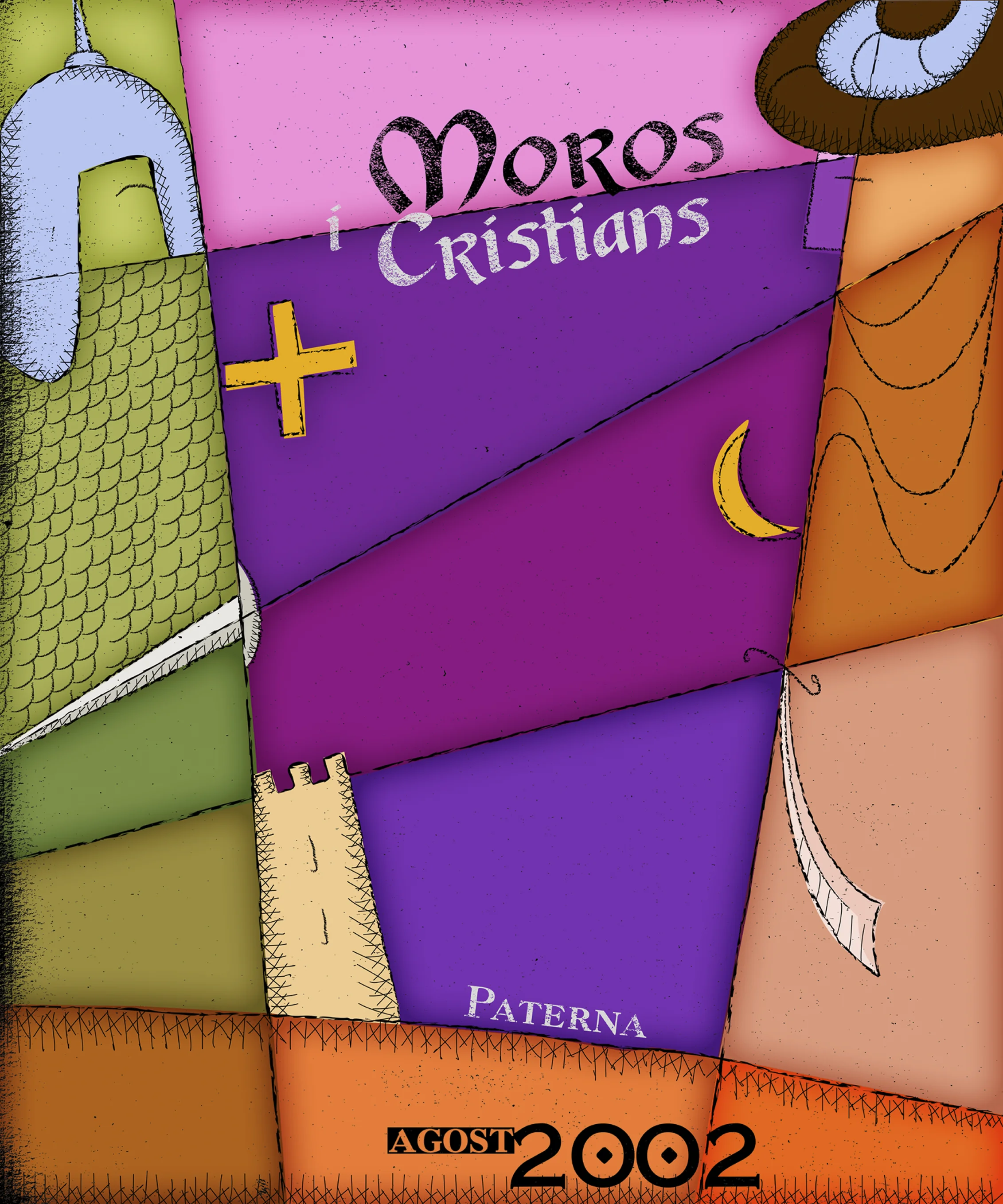 Cartel Moros y Cristianos