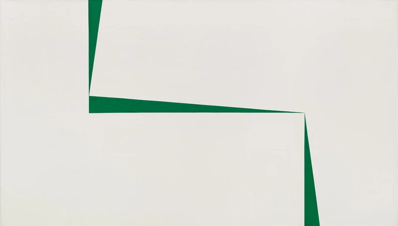 Carmen Herrera, Blanco y Verde , 1966-67