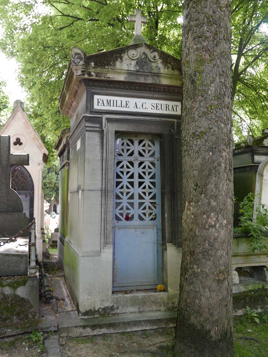 Père Lachaise Cemetery, Seurat's grave