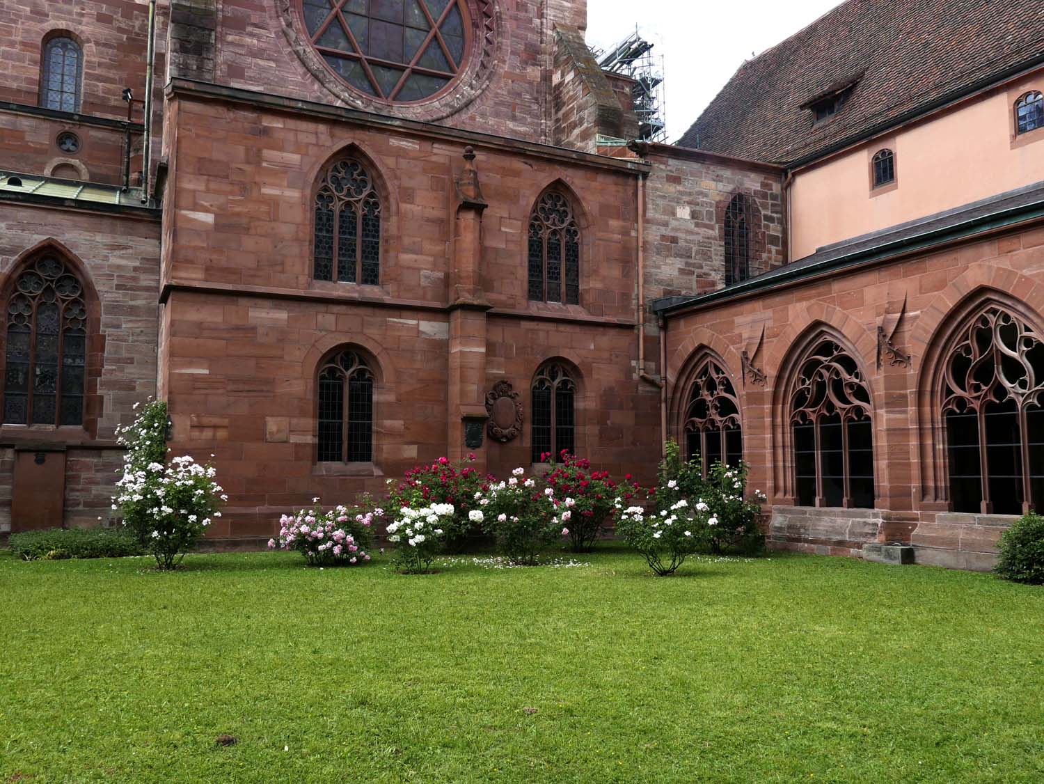 The courtyard of the Basler Münster