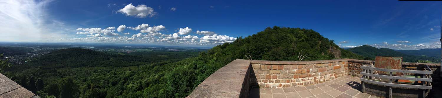 panorama from top of castle