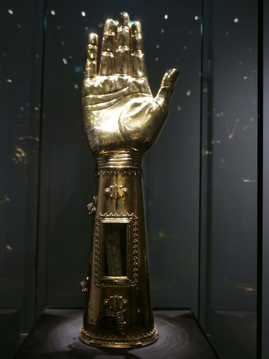 Charlemagne's arm (bone inside)