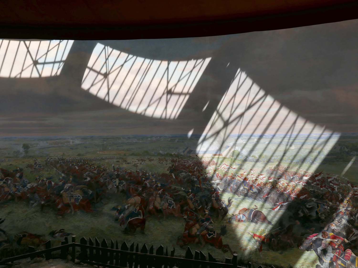 inside the Panorama depicting the battle