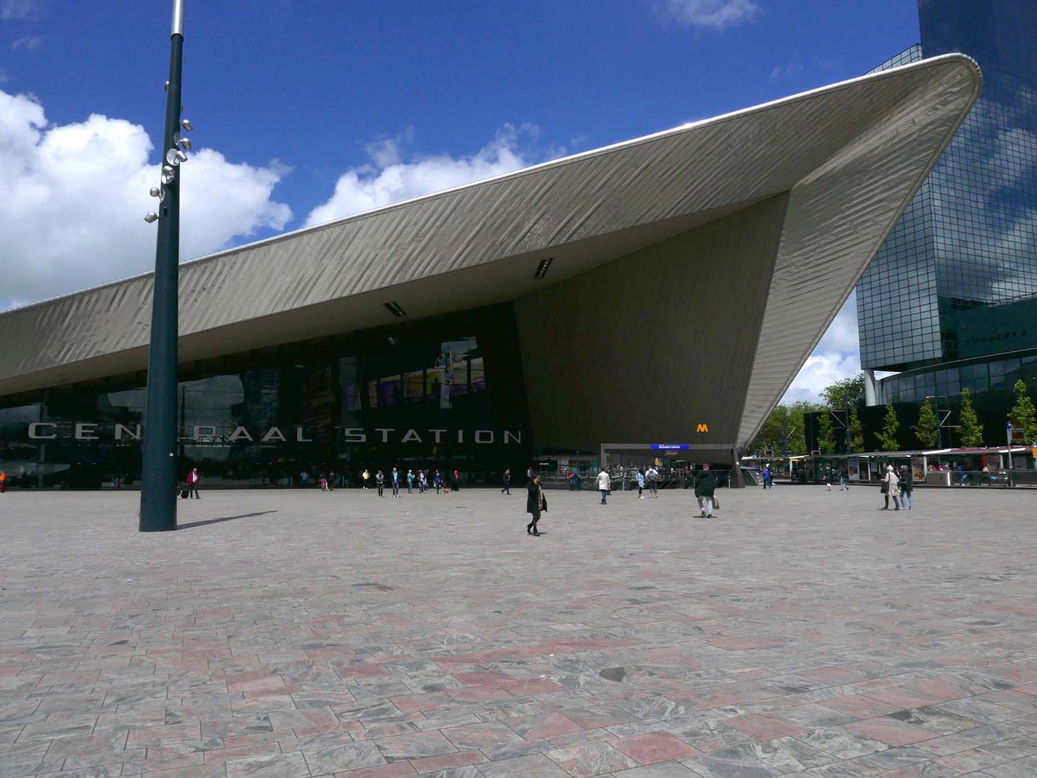 Centraal Station, the main train station, redesigned by Benthem Crouwel Architects + MVSA Architects + West 8