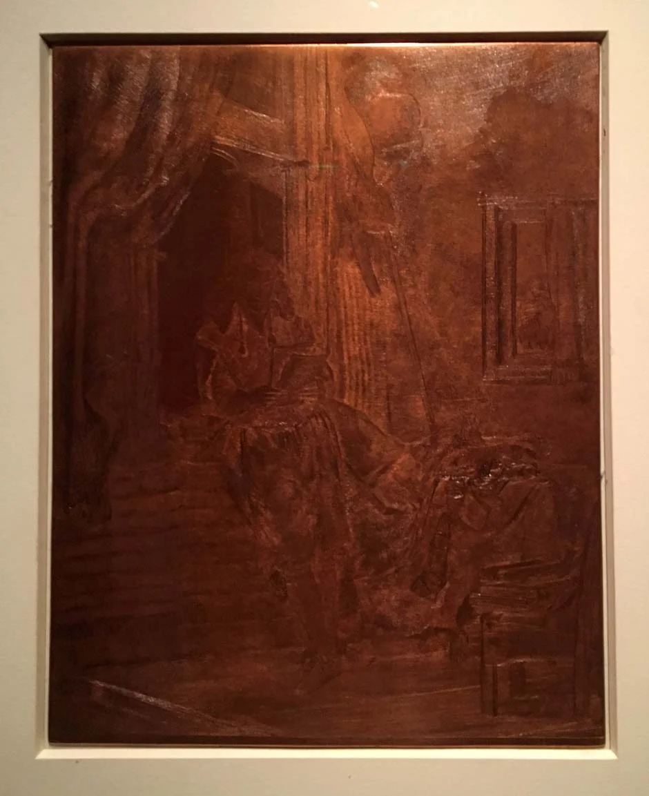 The copper plate for the etching of Jan Six