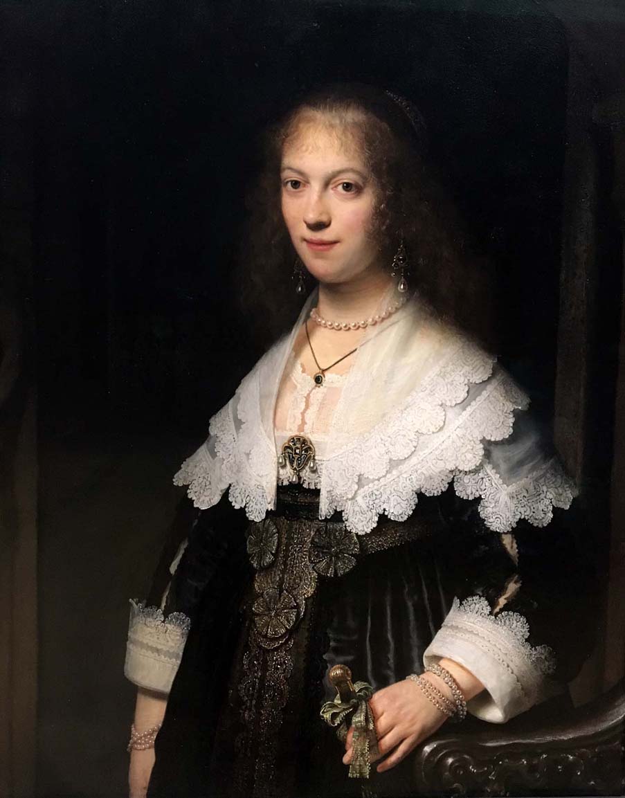 Portrait of a Woman, possibly Maria Trip, Rembrandt, 1639