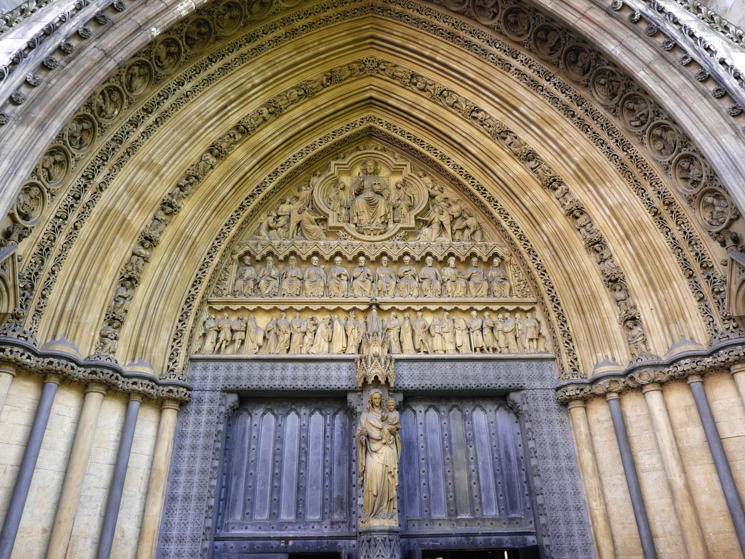 Westminster Abbey door