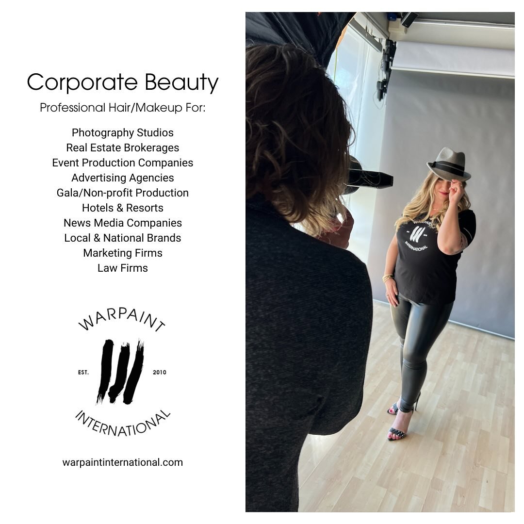 Companies using professional hair and makeup artists for their headshots, marketing campaigns, brand-lifestyle shoots, public appearances, and corporate gifting programs look to WPI Beauty for experience, efficiency, and safety in on-location service