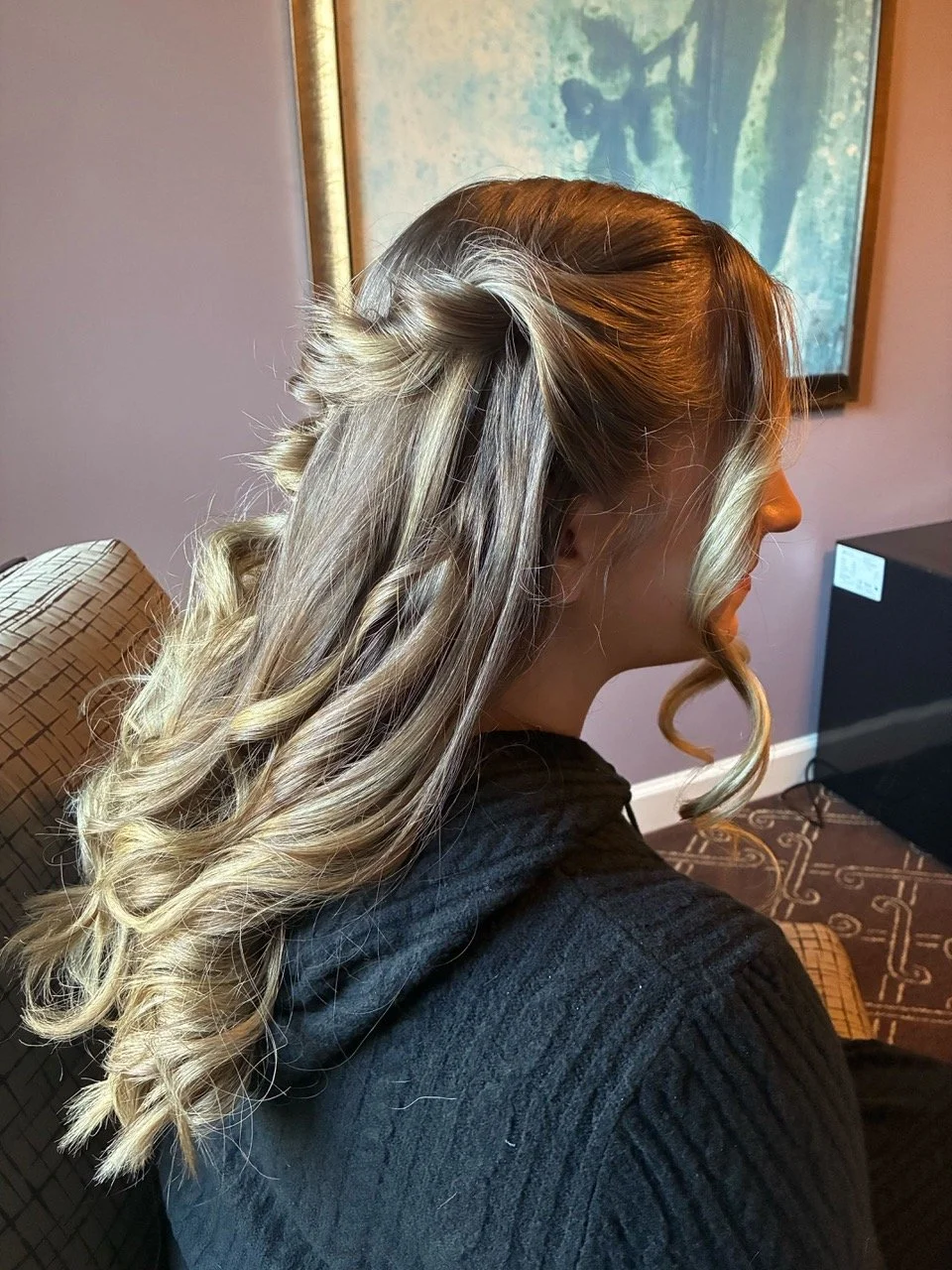 Side View Bridal Waves Chicago | WPI Beauty