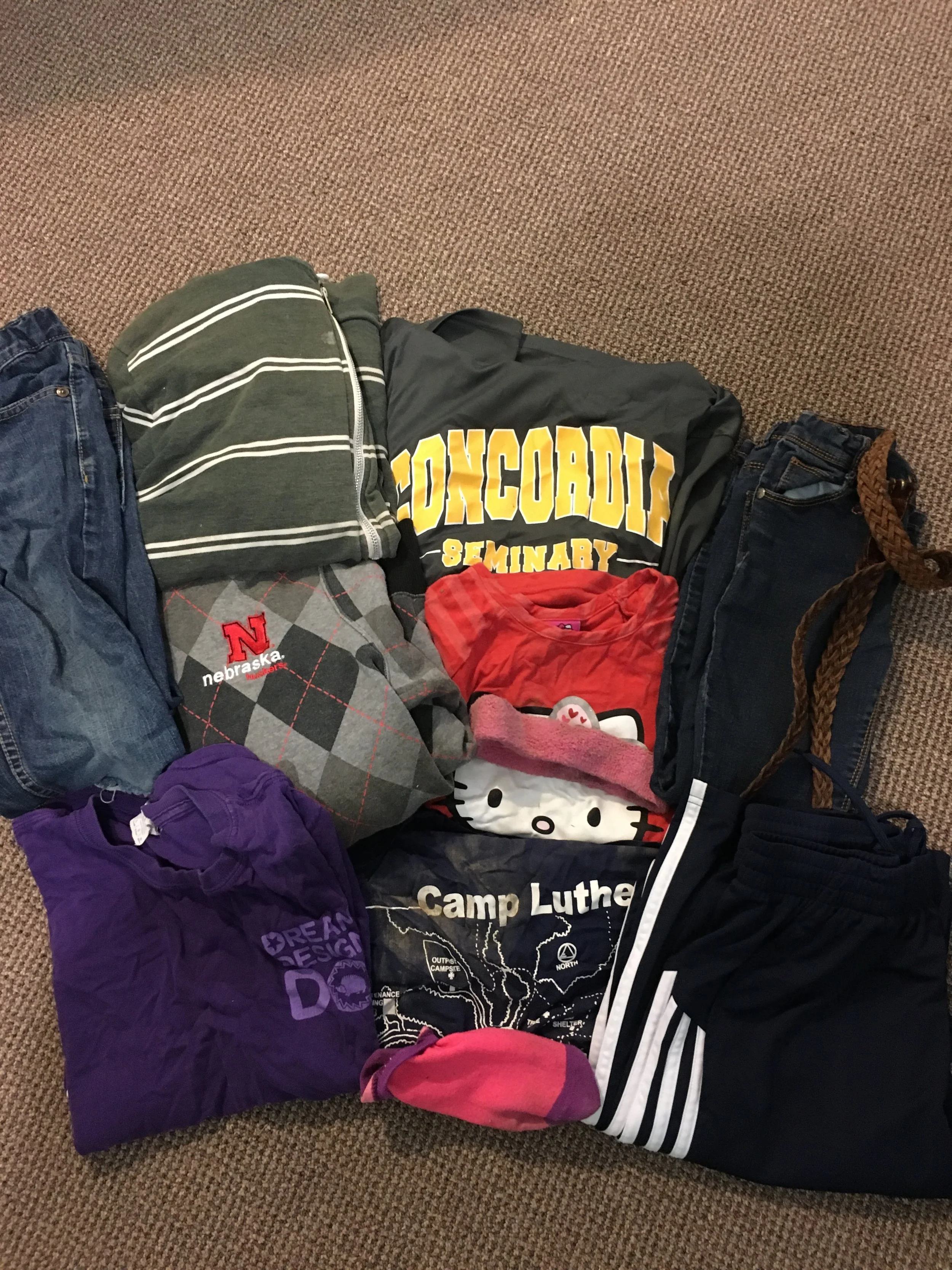 Items left at camp between July 14th and July 19th
