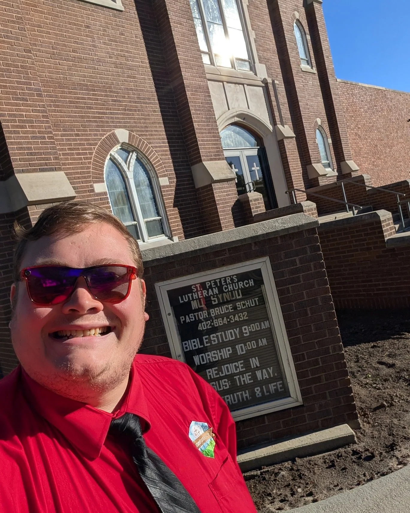 Hallelujah to the King of Kings! It is an amazing blessing to be with St. Peter's Lutheran Church in Scribner, NE, this beautiful morning! What a blessing to share about Camp Luther and all the amazing things God is doing at the camp! Thanks to Pasto