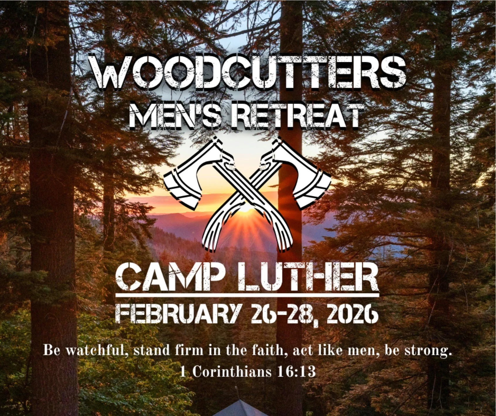 Gear up for a time of Christian fellowship and service. Activities include removing trees, clearing trails, and digging into the Word of God alongside other men in our community. https://www.campluther.org/woodcutters