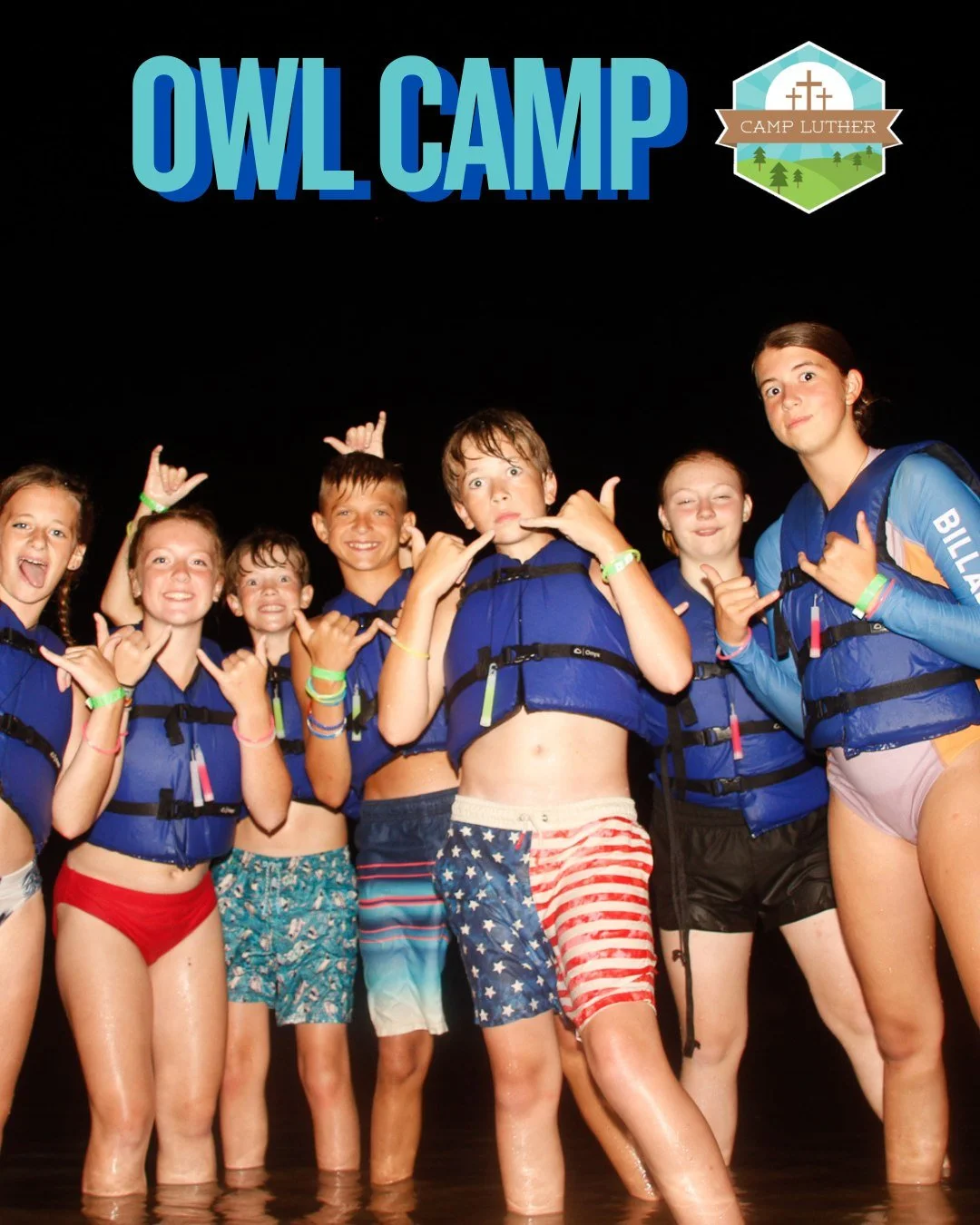 Sleep during the day and play late into the night. Experience activities unique to this week, and enjoy other camp favorites with a fun night-time twist.  For youth entering grades 6-9.

Register at campluther.org/registration today!