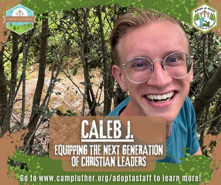 Join Your Camp in welcoming Caleb J., one of our Program Managers for this Summer! Go to www.campluther.org/adoptastaff to learn more about Caleb and our many other Summer Staff members! To support Caleb's Summer at Camp Luther, go to https://givebut