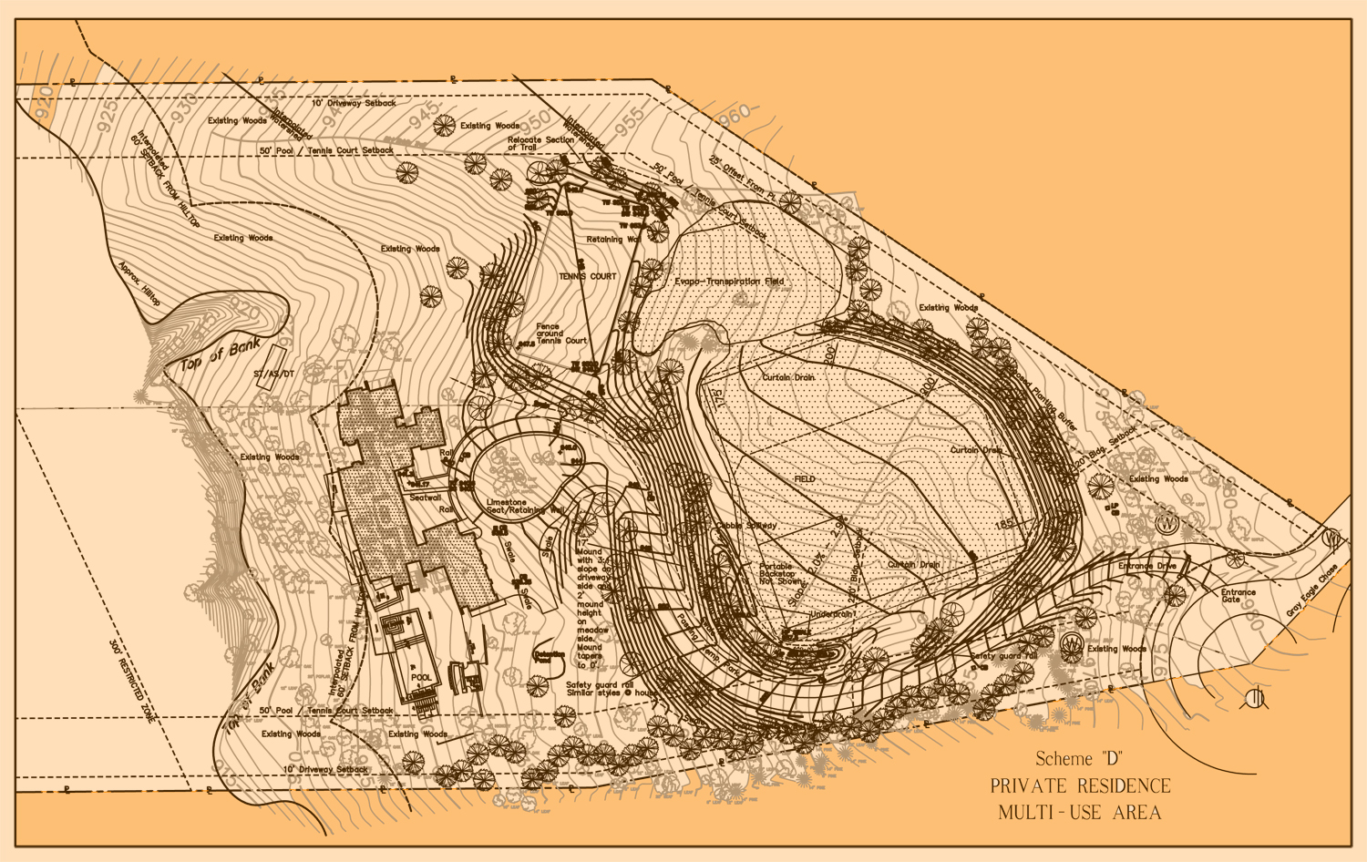 Schematic Grading & Drainage Design