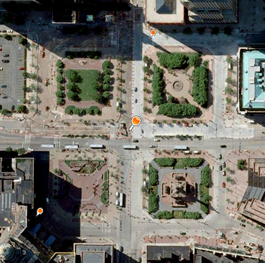 Existing Conditions of Public Square in 2012