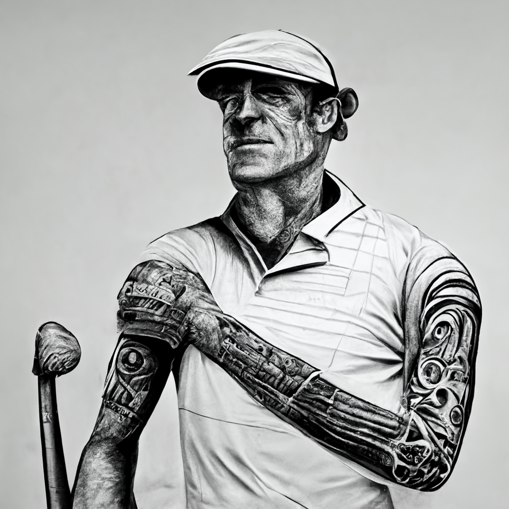 mrenjoyable_An_iconic_golfer_as_a_profile_waist-up_photo_NFT_re_b602647b-7801-4676-957b-aecb00ea7fdb.png