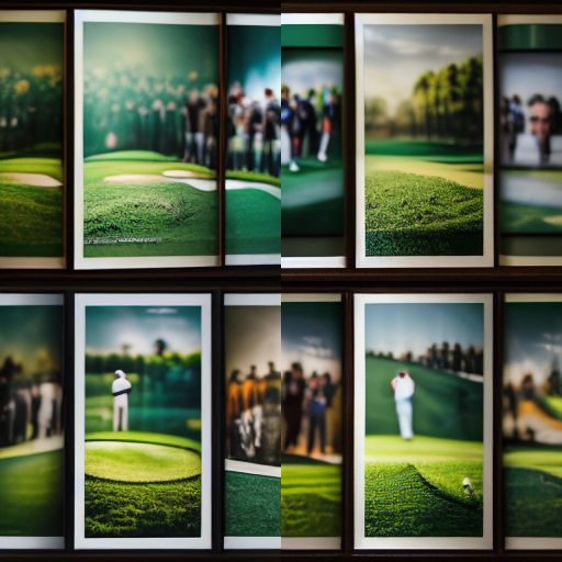 mrenjoyable_A_wall_filled_with_Golfer_membership_photos_413fece2-73fb-4432-aae3-6acc1d2ba221.png