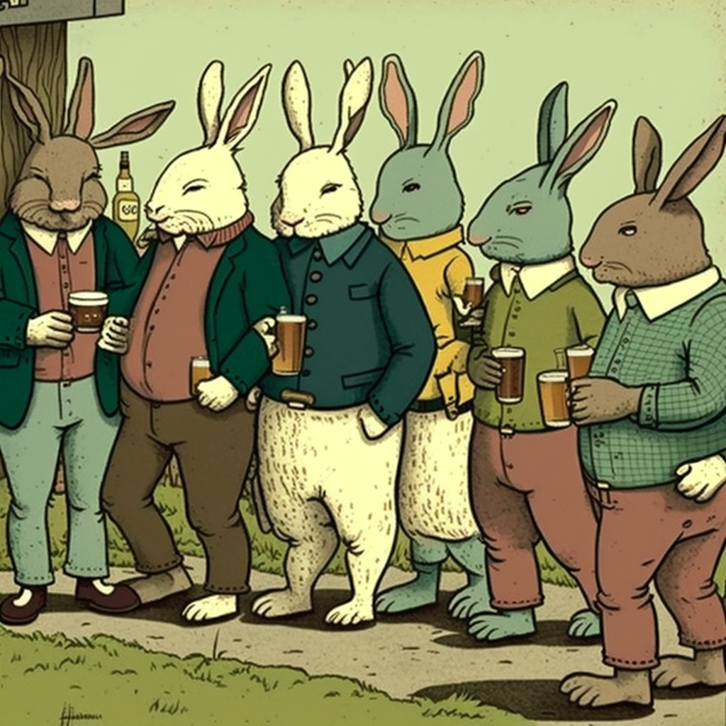 mrenjoyable_A_gathering_of_easter_bunnies_wearing_pants_drinkin_e67d04c2-0b28-48b5-a412-e7c9e0f68566.png