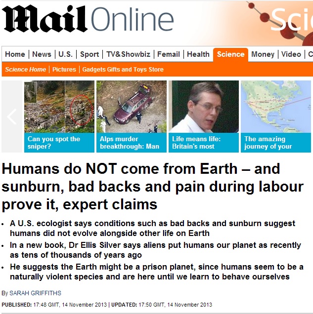 Daily Mail - Humans are not from Earth.jpg