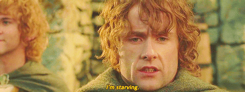 He's always hungry, he always need to feed .