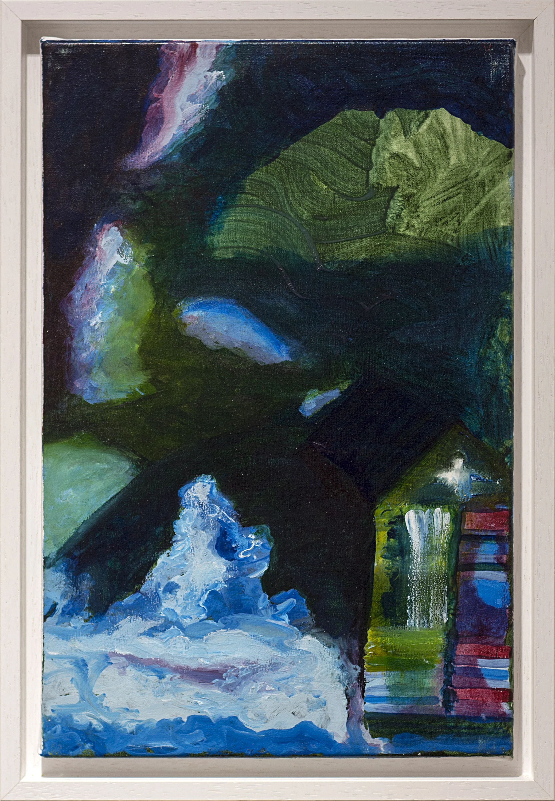   The Chapel of Hope.    Oil Paint on Linen.Size 12.5 x 18 inches  