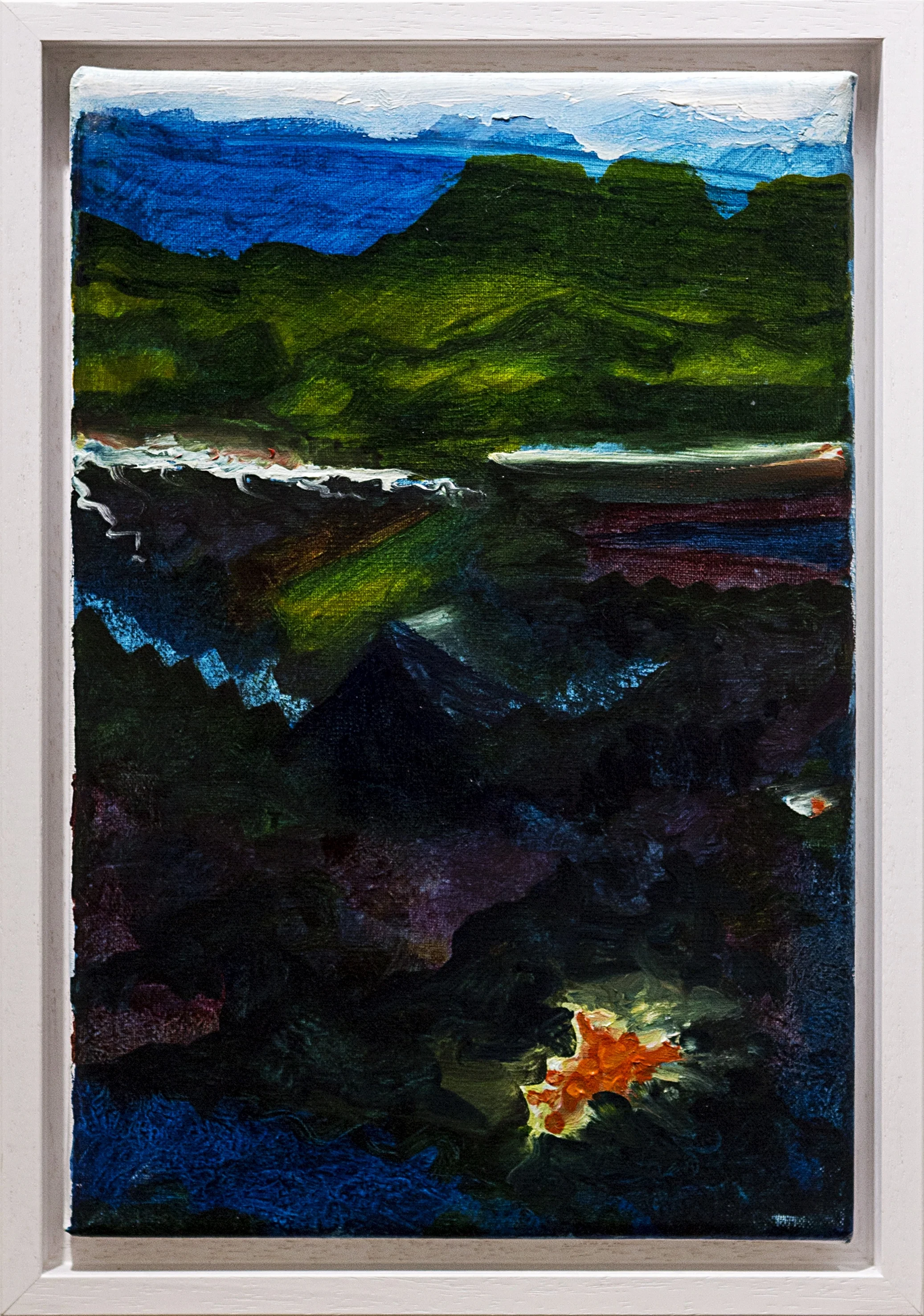   Earth ,Wind and Fire    Oil Paint on Linen.Size 10.5 x 15 inches  