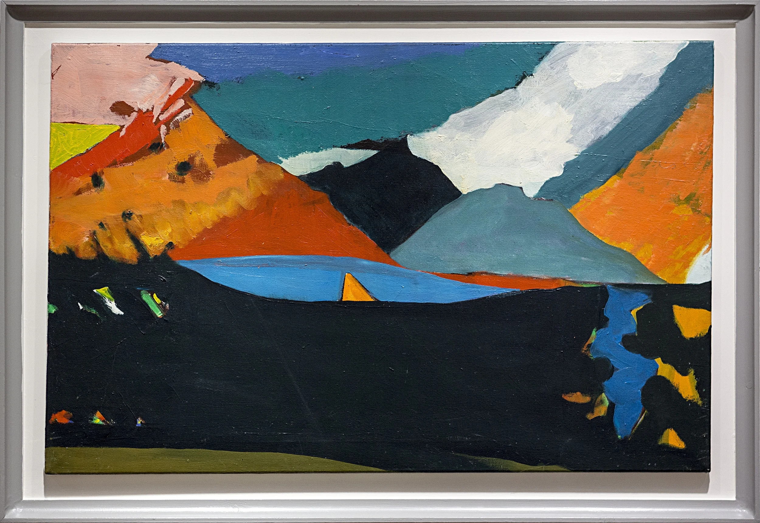   Sailboat/Llong    Oil Paint on Canvas  