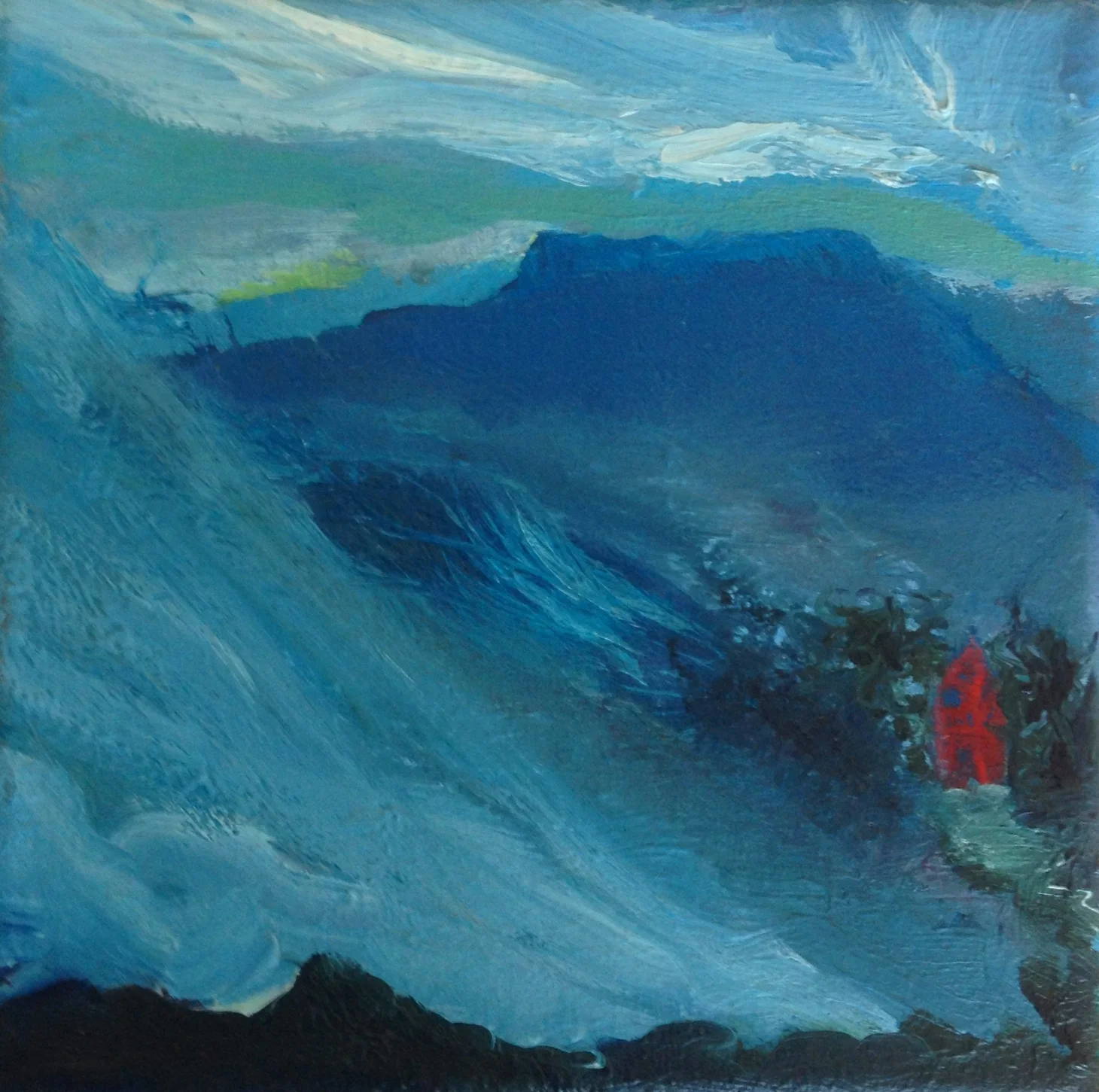   Lava-flow Iceland.    Oil Paint on Linen  