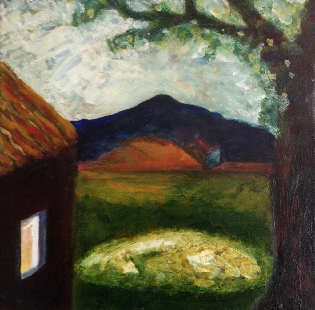   Window on to the Harvest 1    Oil Paint on Linen  