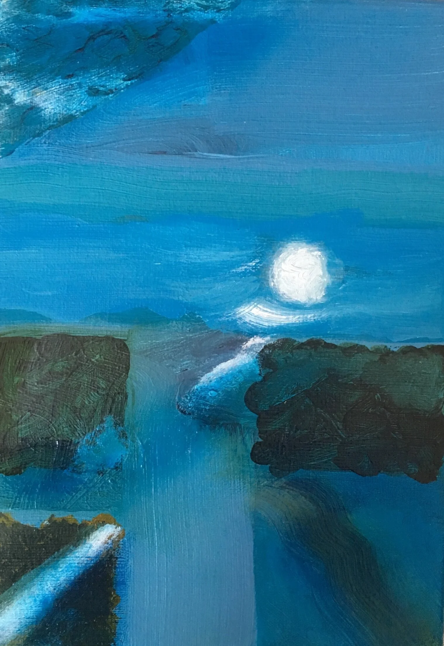   Ice/Rhew    Oil Paint on Linen  