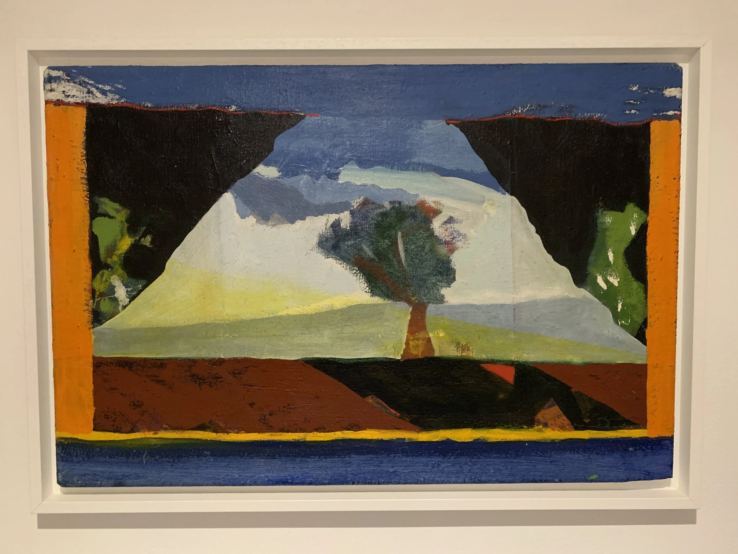   My Lone Tree    Oil Paint on Linen. Size 25 x 18 framed  