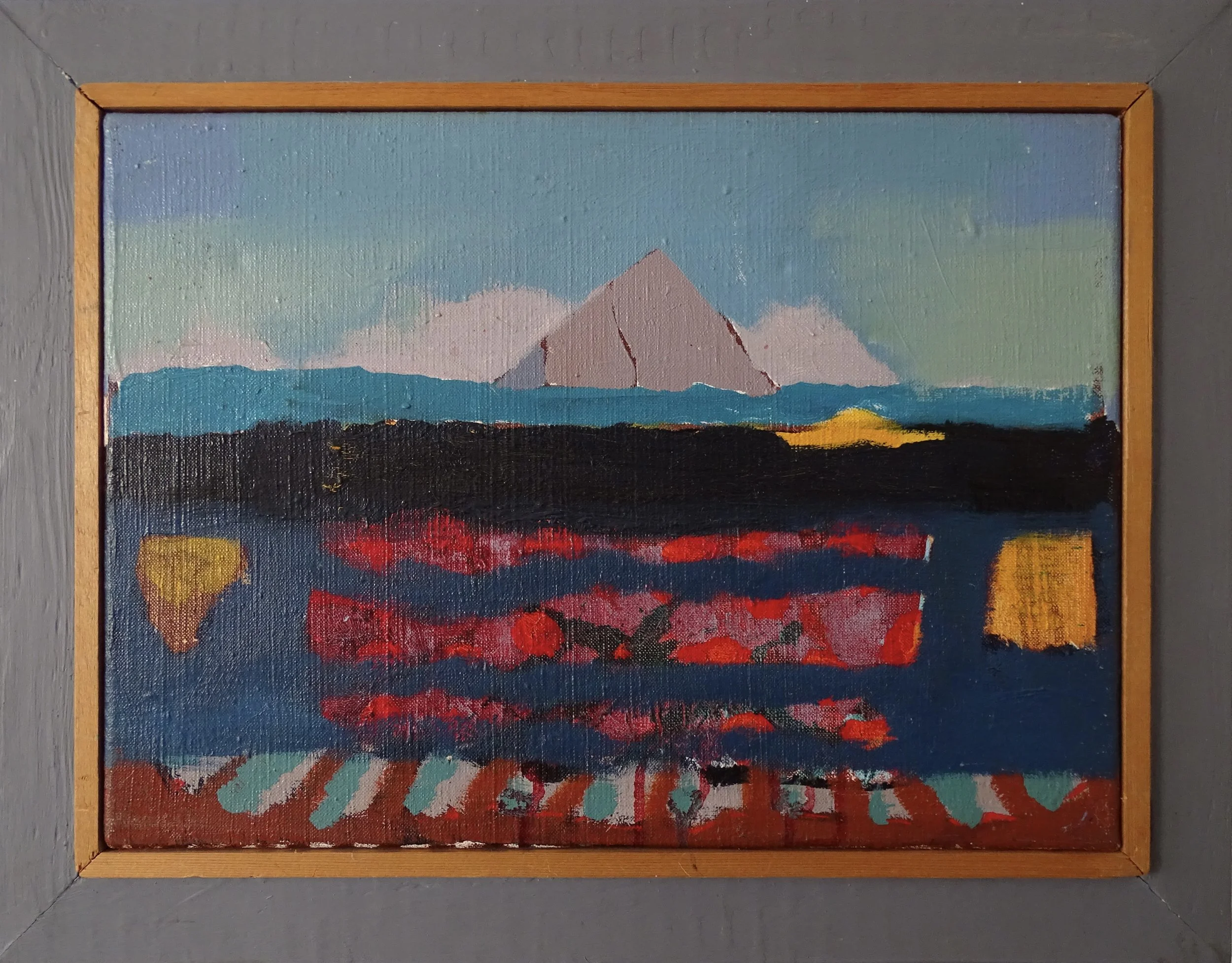   Small Pyramid     Oil Paint on Linen  