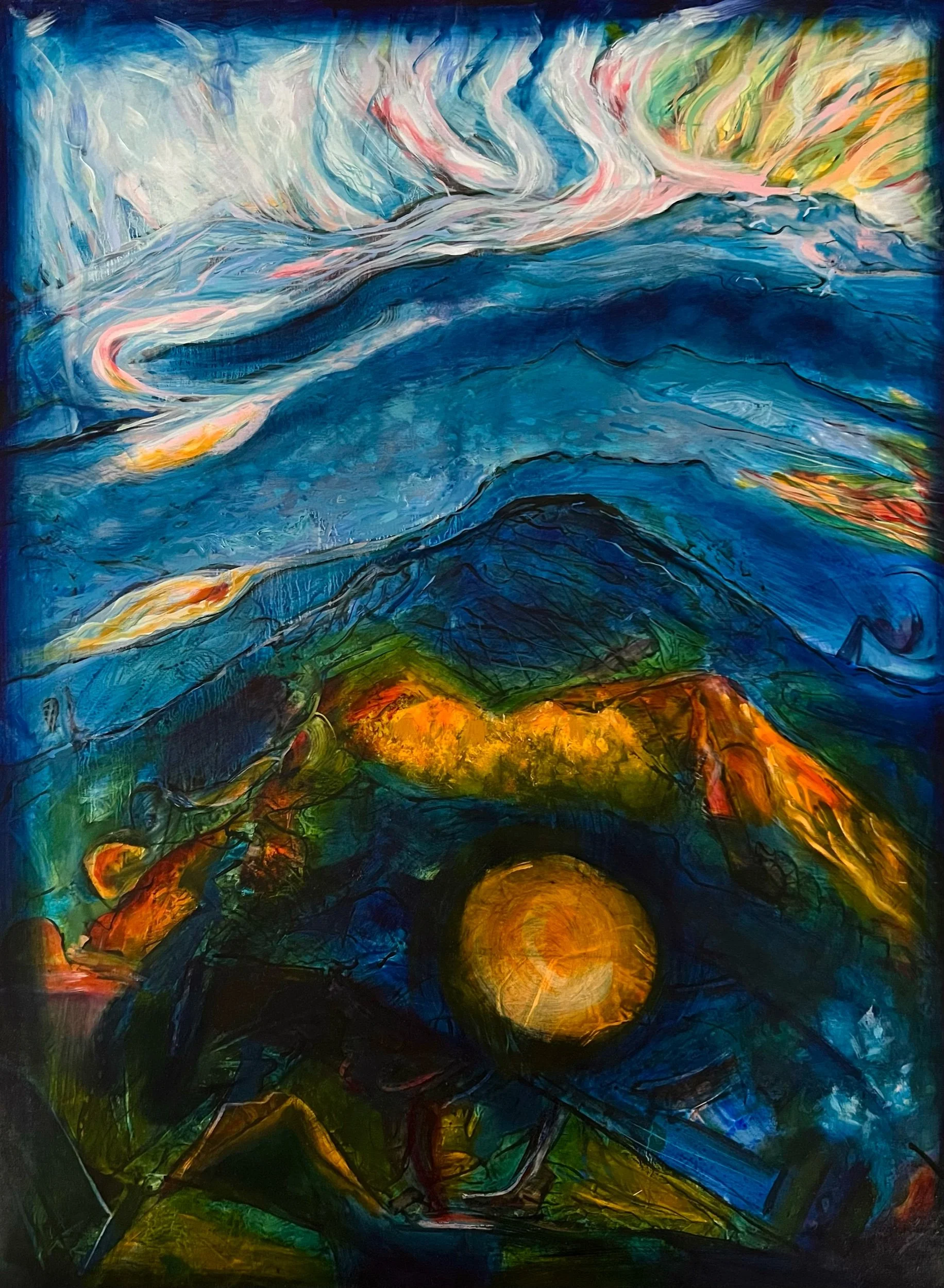  Sun Set/Sun Rise.  Oil Paint on Canvas&nbsp; 