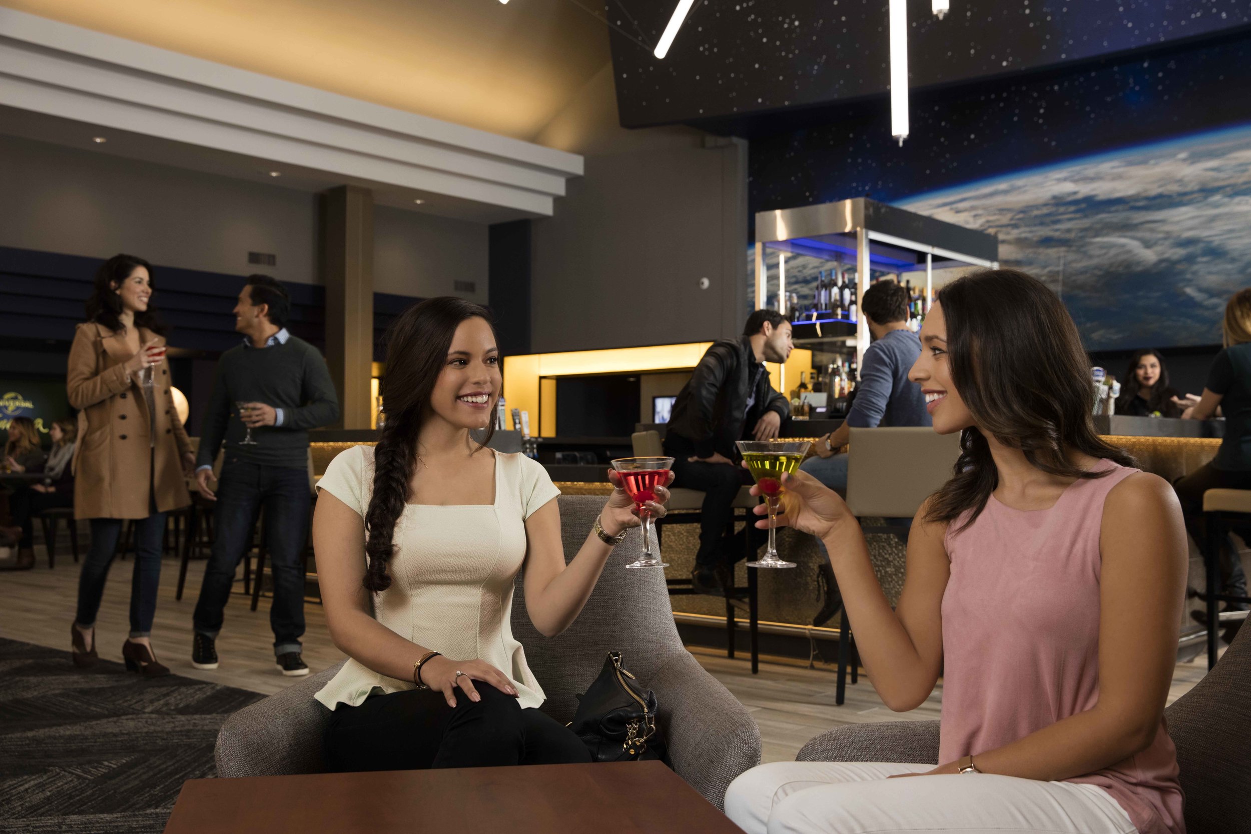 Universal Cinema at CityWalk - Girls with Drinks in Lounge.jpg