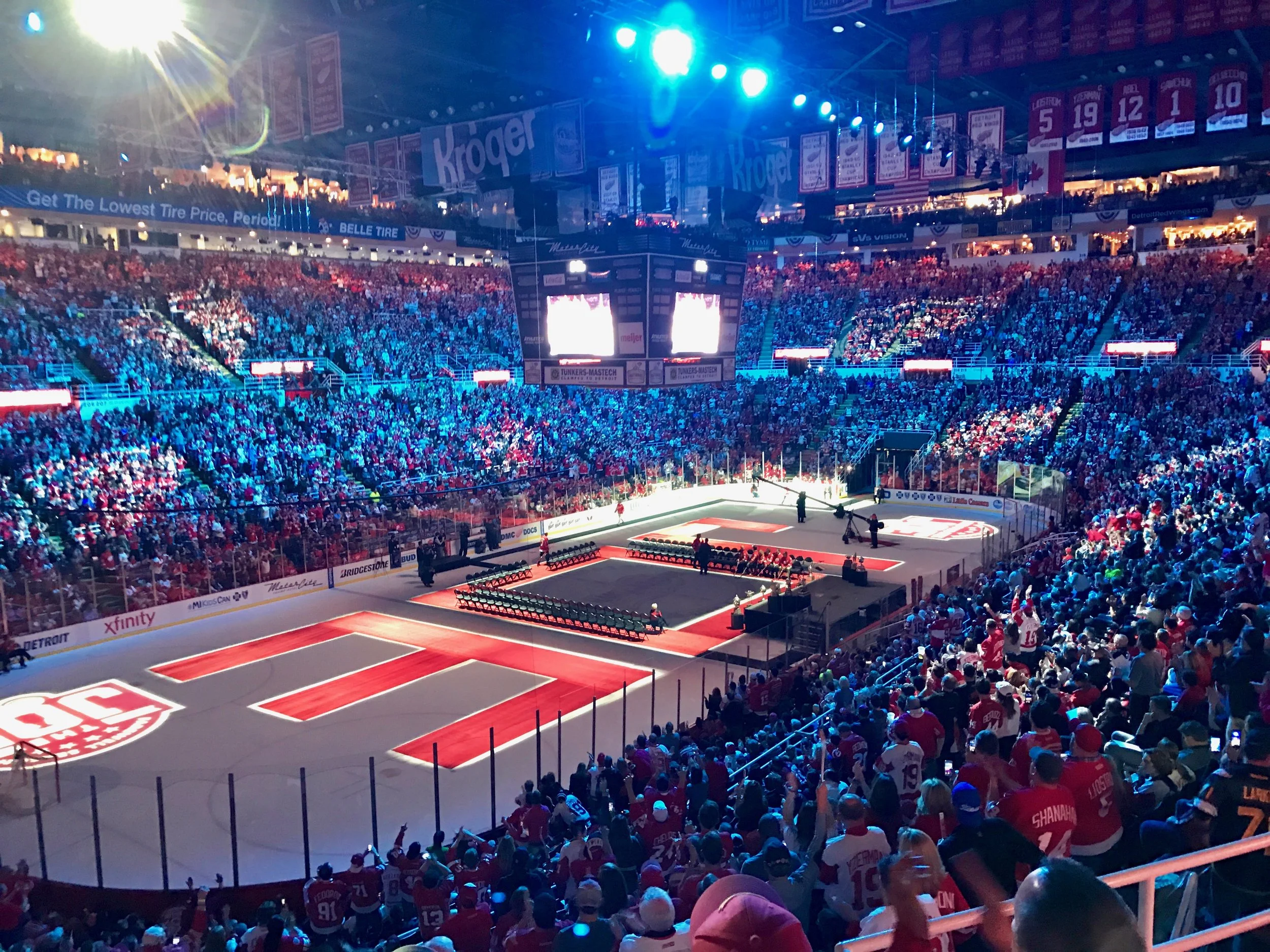 A hockey arena, first and foremost.