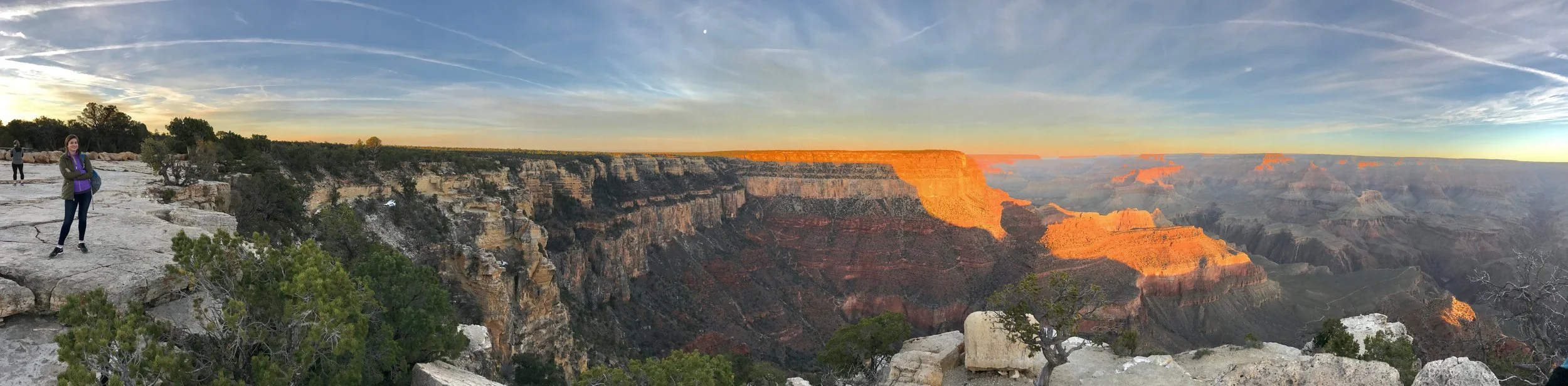 Just like great golf courses, the Grand Canyon is much more impressive to see in person. Also more fun when your partner in exploration gets to join you.