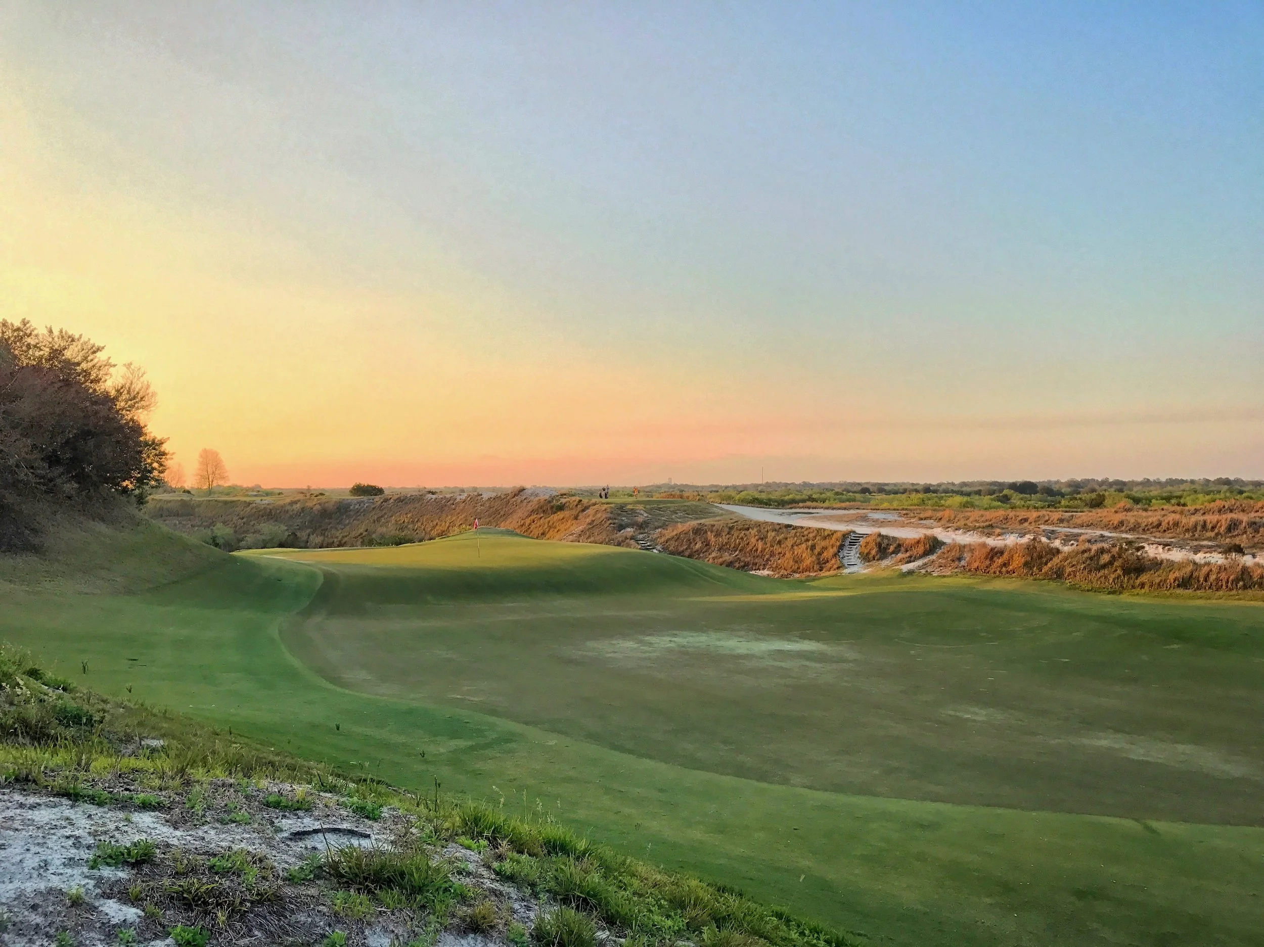 Rear view of Streamsong Red's take on the Biarritz