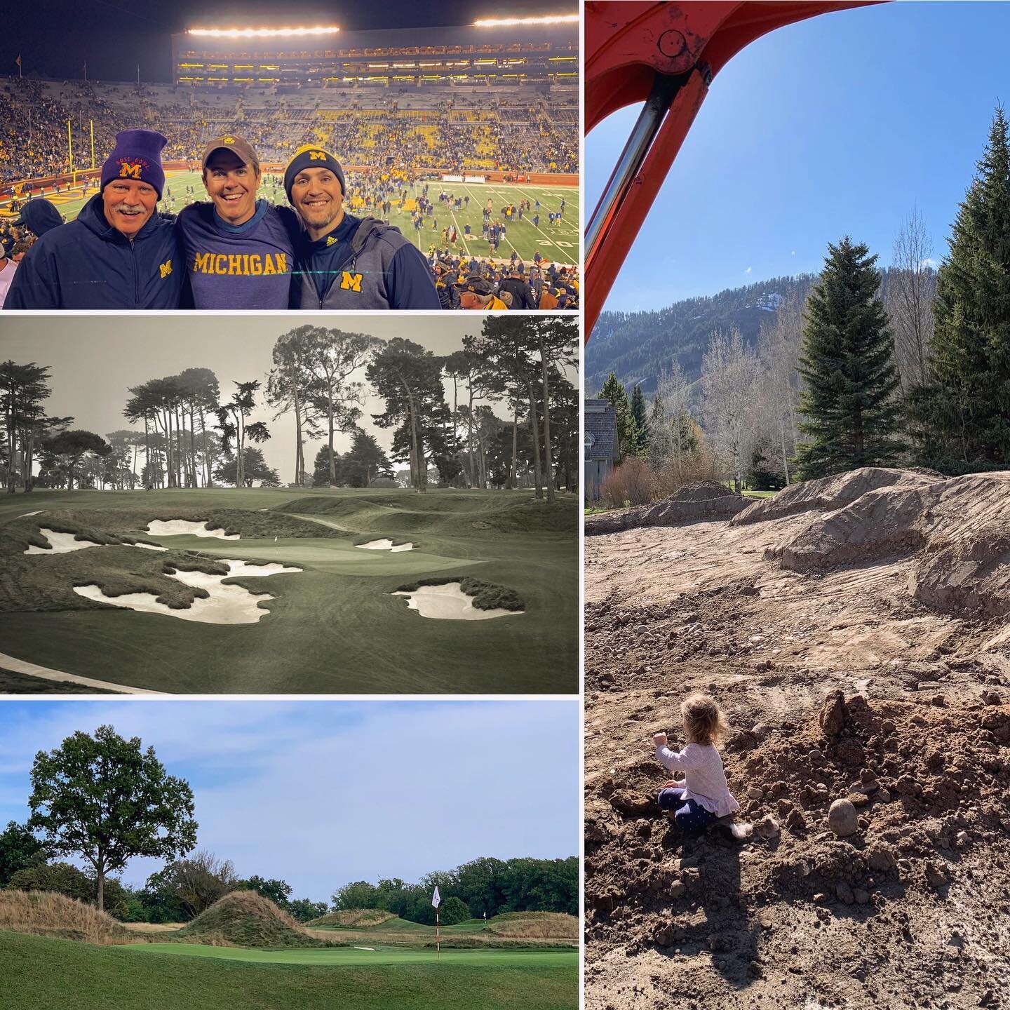 Some highlights of 2022 while looking forward to 2023 and what should be our best year yet&mdash;Catching a rivalry game at @michiganstadium with my dad and brother, working on a dream restoration for Gil Hanse at @lakemercedgolfclub, seeing a bunch 