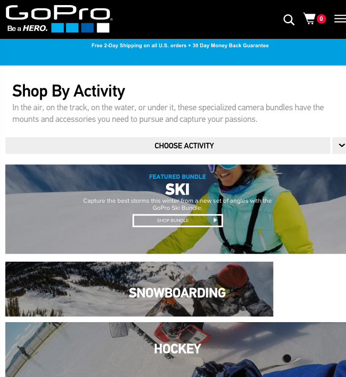 Shop By Activity