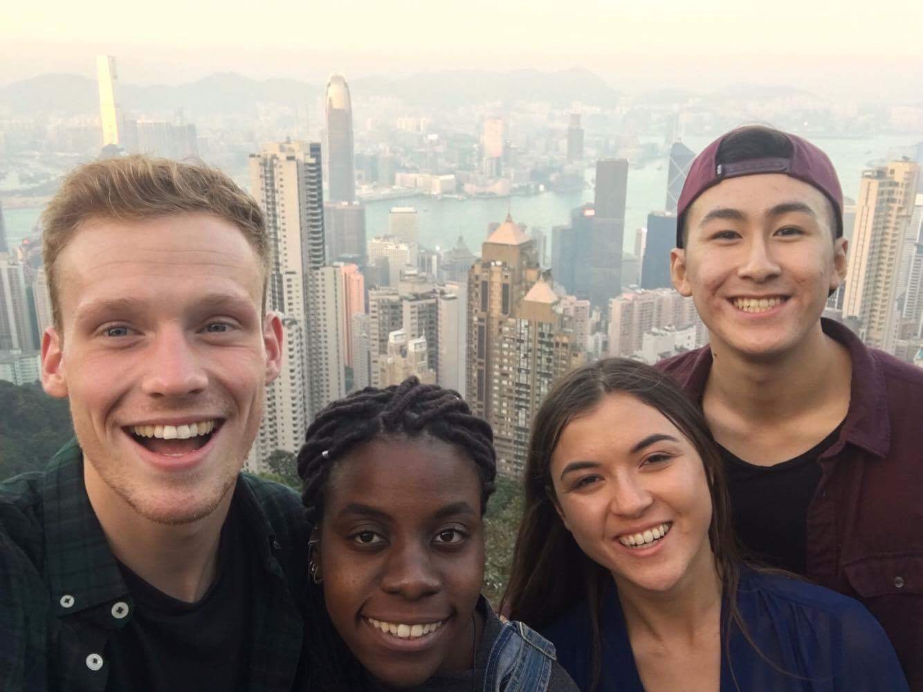 Ben, Laura, Me, and Sheng at the Picture spot&nbsp;